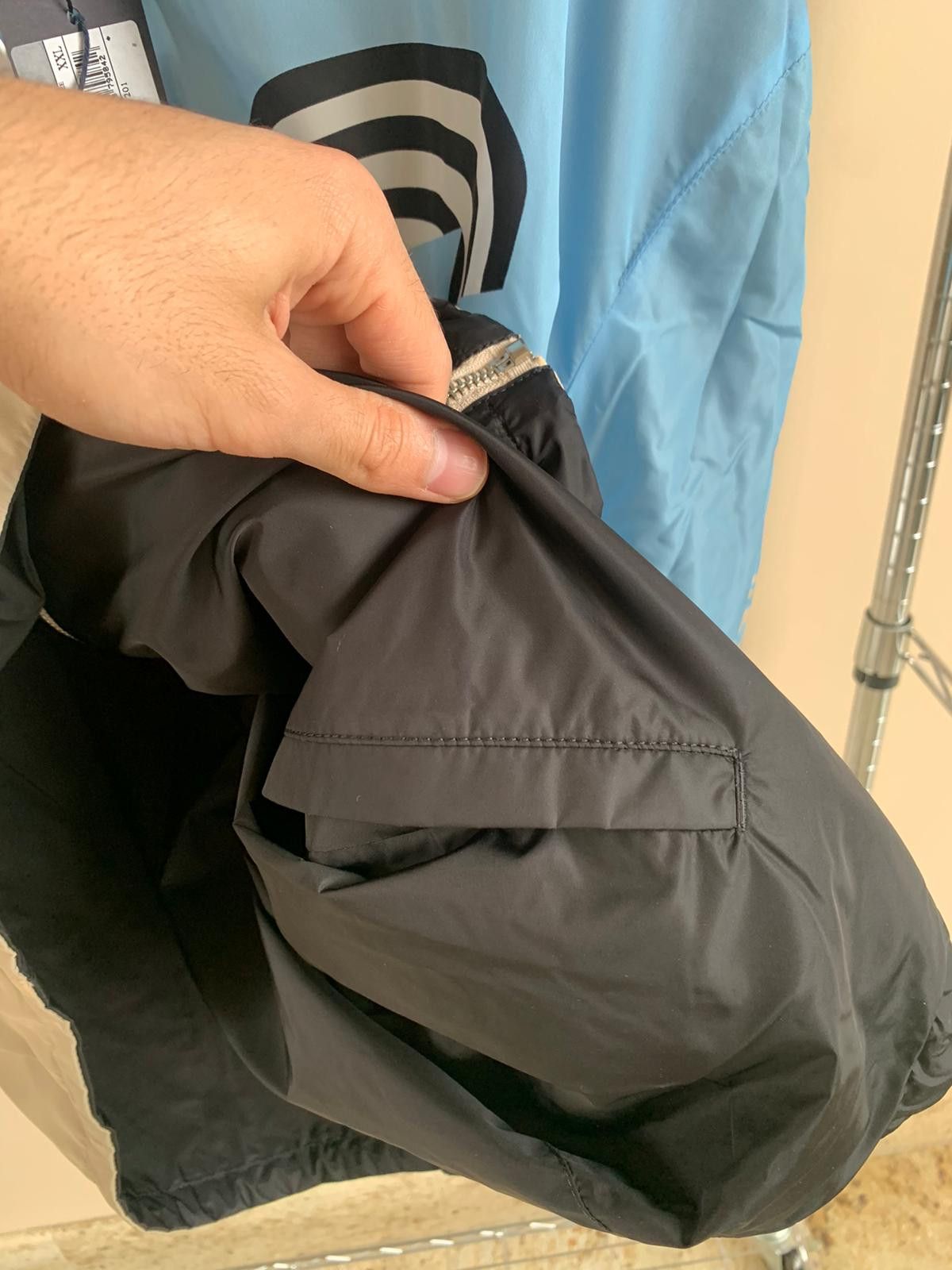 Prada Reversible Nylon Jacket in Celeste + Corda Size US XXL / EU 58 / 5 - 10 Thumbnail