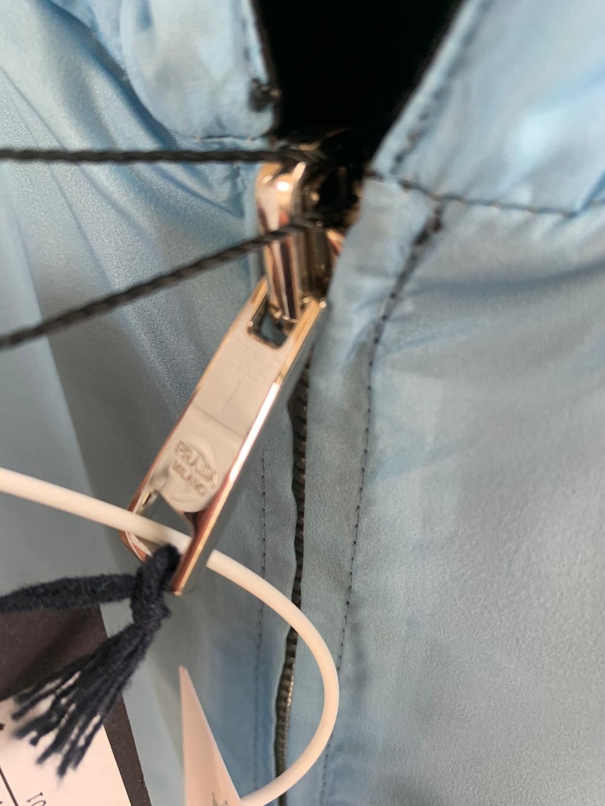 Prada Reversible Nylon Jacket in Celeste + Corda Size US XXL / EU 58 / 5 - 8 Thumbnail