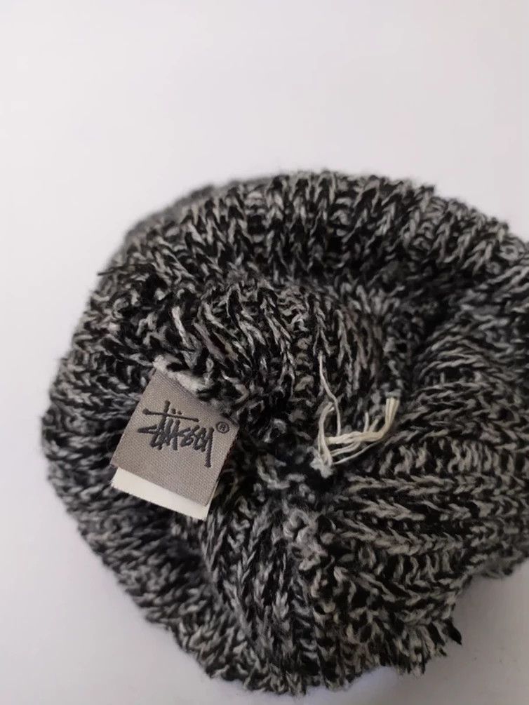 Stussy × Vintage 🔥Vintage Stussy Beanie Logo Design Pom Beanie Hats Size ONE SIZE - 6 Thumbnail