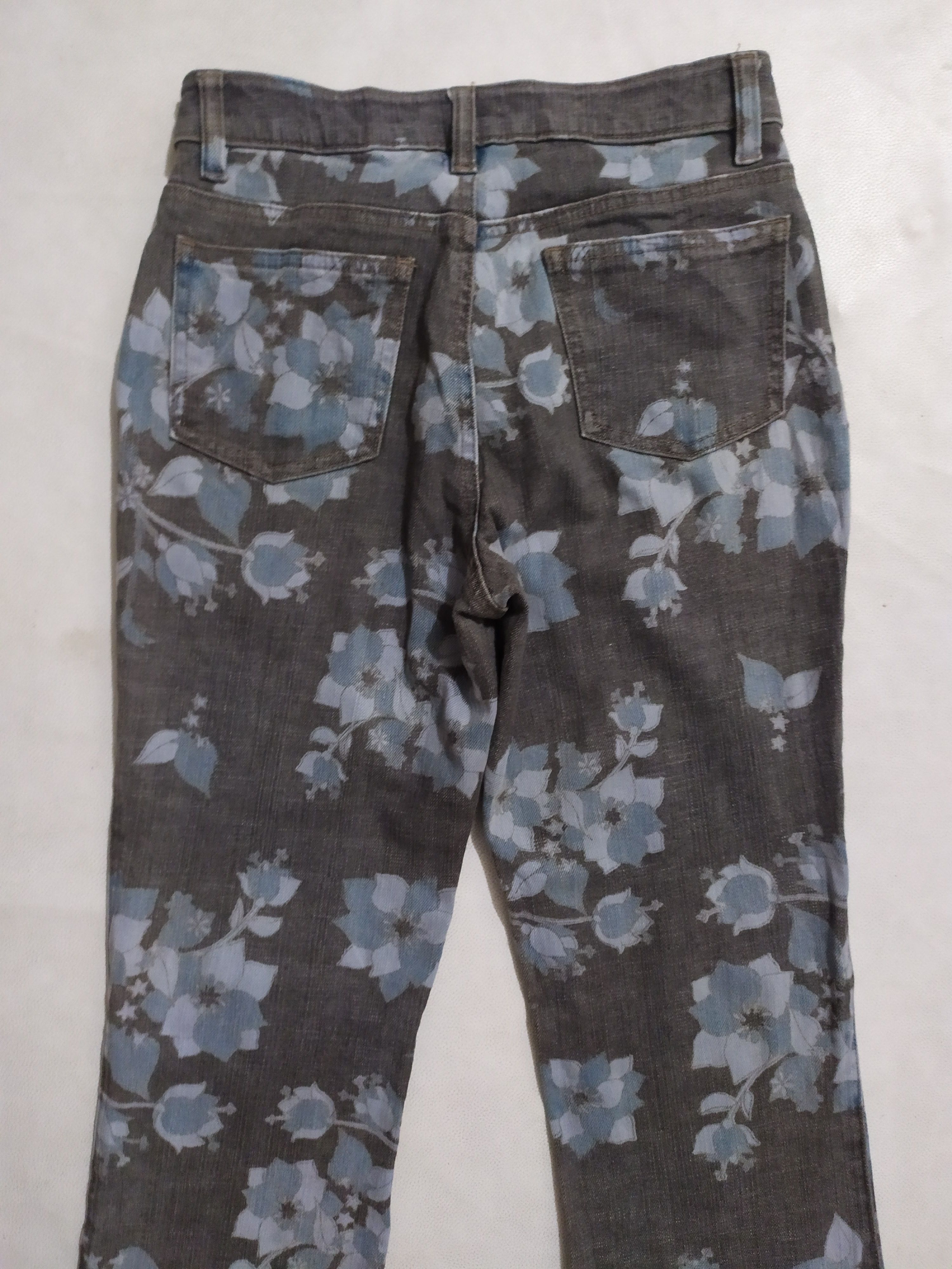 Japanese Brand 🔥Le'Da Japanese Fullprint Floral Bootcut Flare Pants Size US 28 / EU 44 - 7 Thumbnail