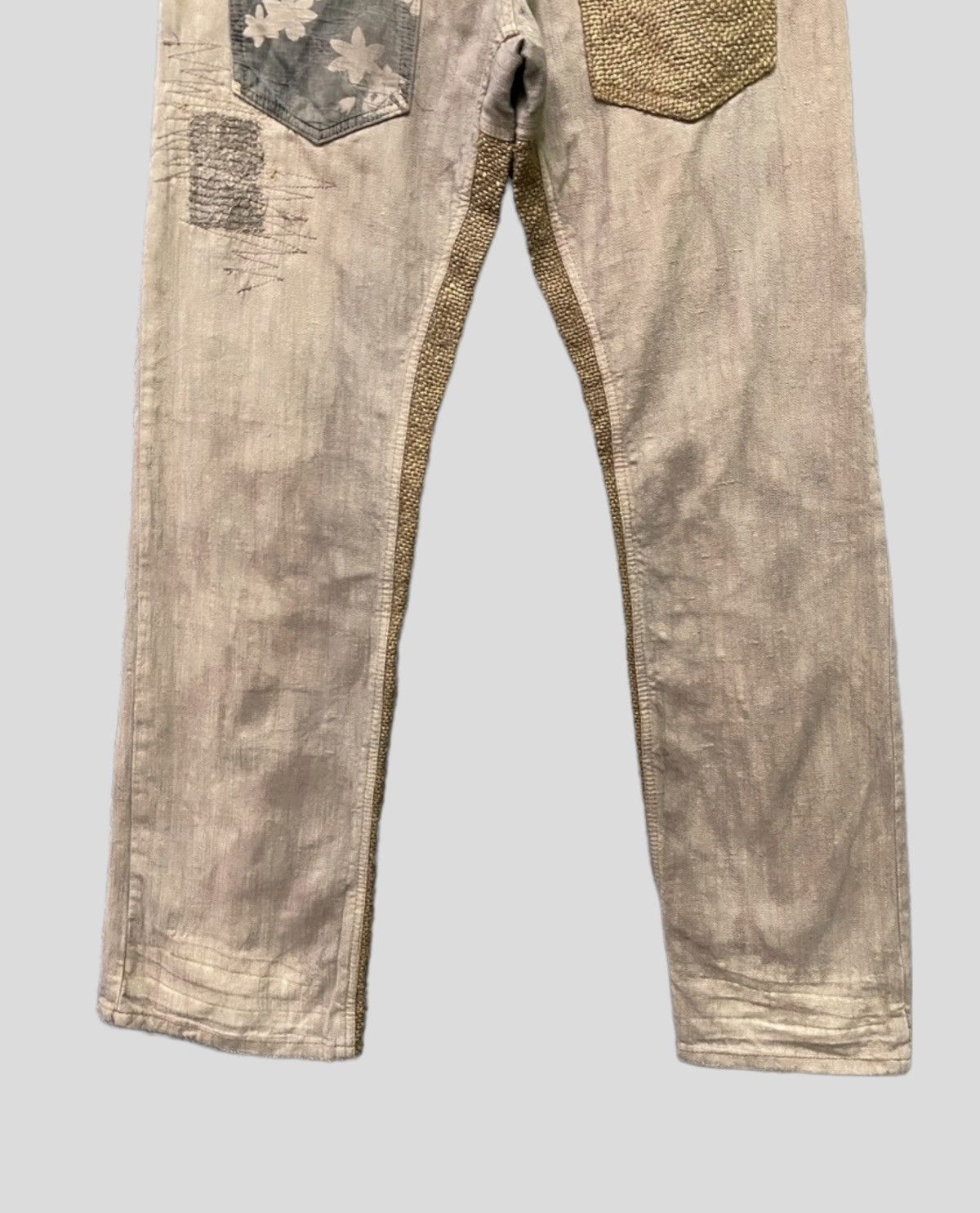 Vintage Japanese brand Hybrid Sackcloth Distressed Pants Size US 31 - 6 Thumbnail