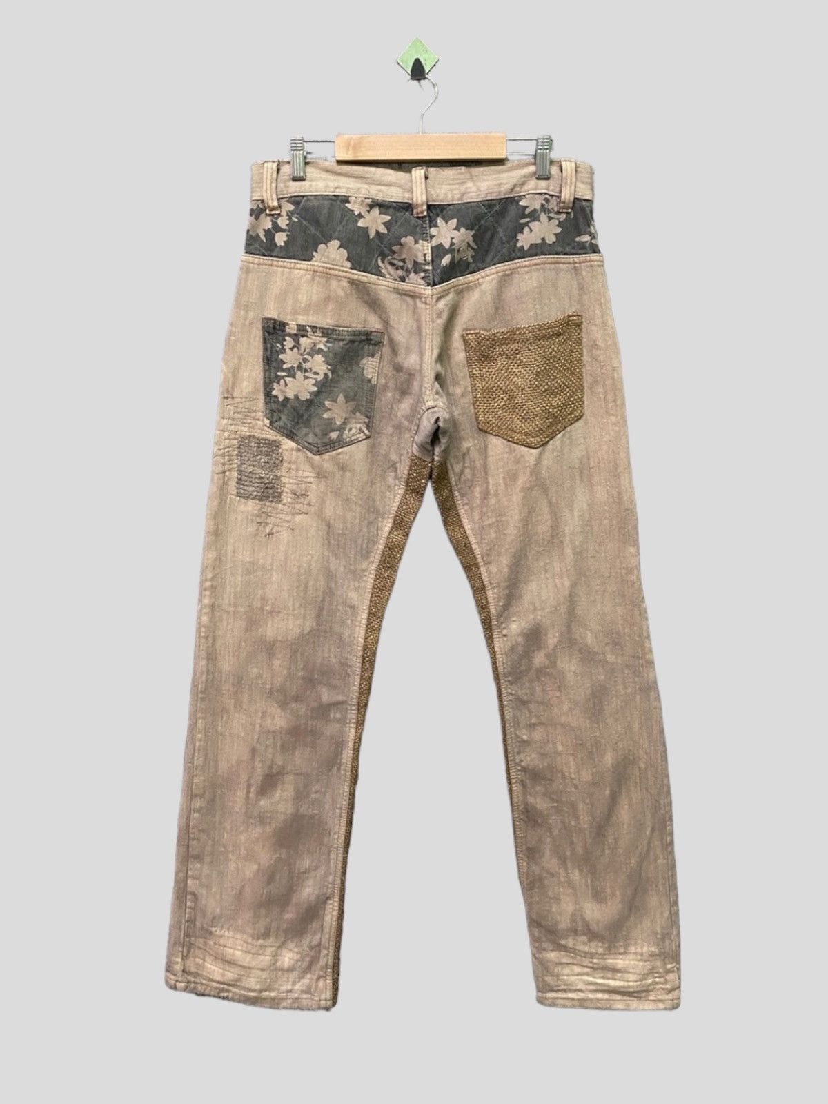 Vintage Japanese brand Hybrid Sackcloth Distressed Pants Size US 31 - 2 Thumbnail
