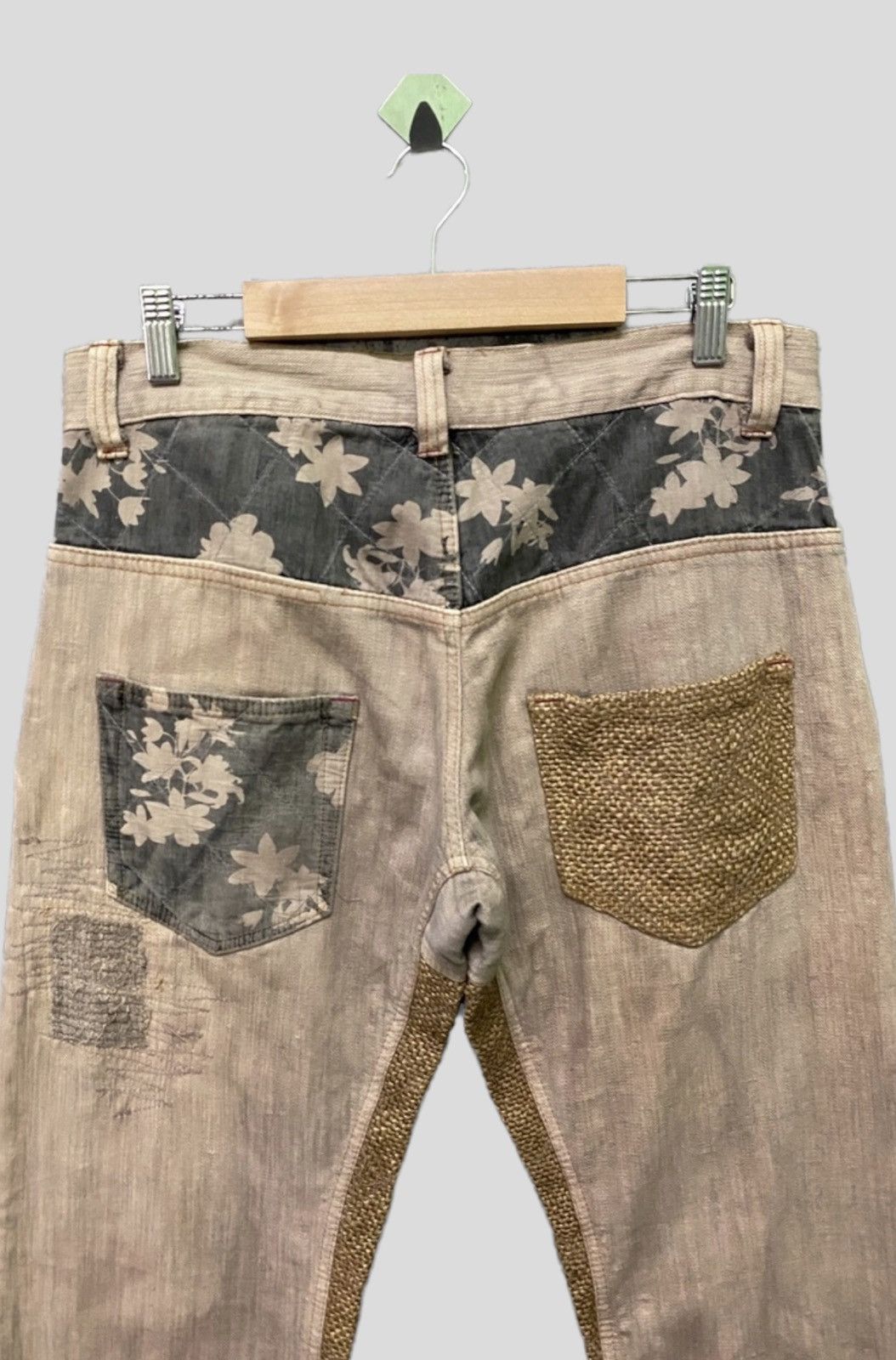 Vintage Japanese brand Hybrid Sackcloth Distressed Pants Size US 31 - 5 Thumbnail
