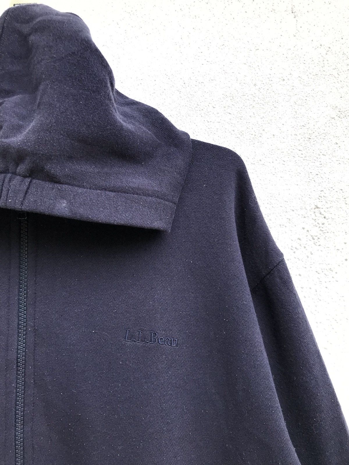 L.L. Bean L.L Bean Small Logo Zipper Hoodie Sweatshirt Size US XL / EU 56 / 4 - 2 Thumbnail