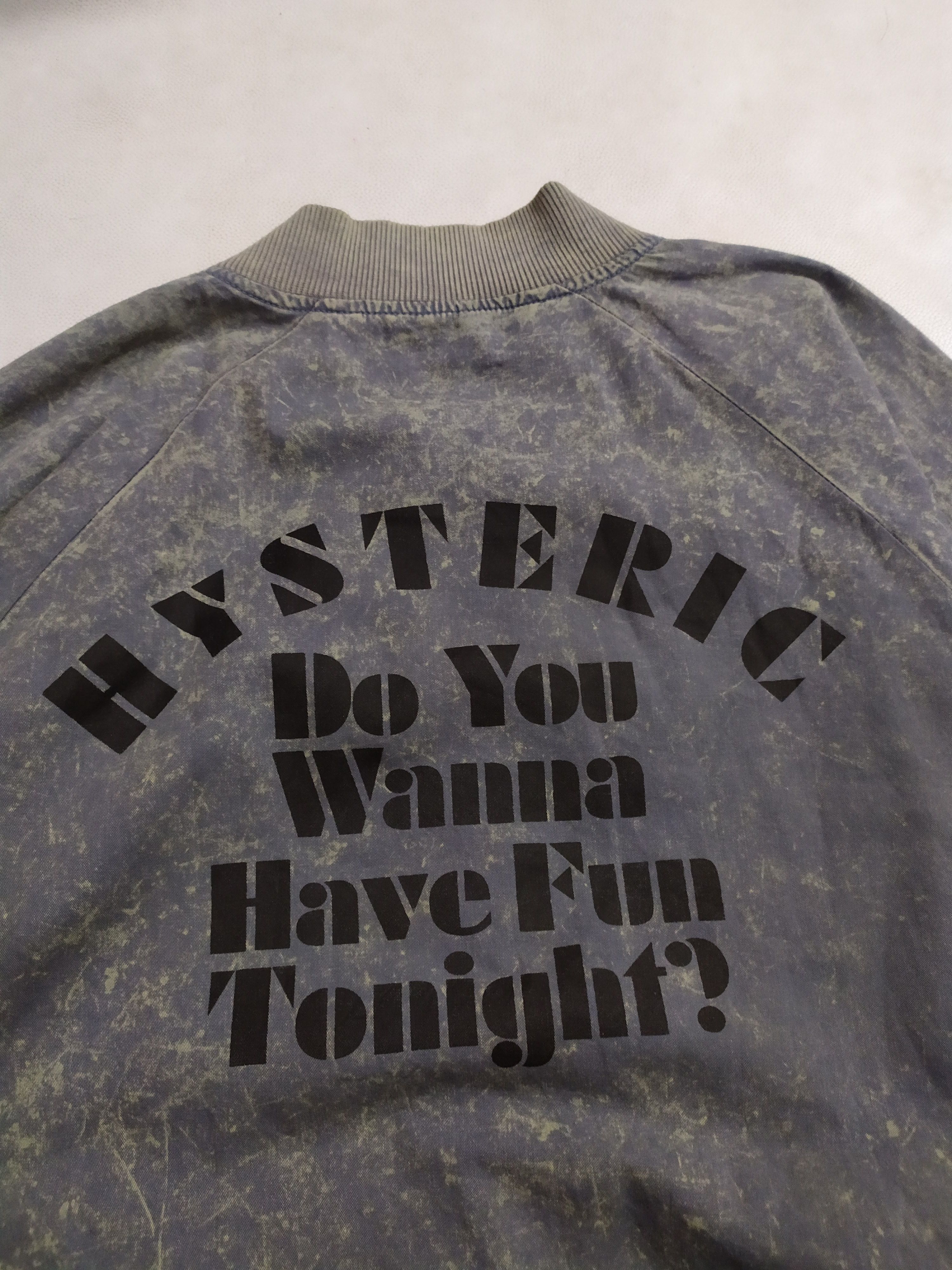 Hysteric Glamour 🔥HG Do You Wanna Have Fun Tonight Varsity Jacket Size US M / EU 48-50 / 2 - 2 Thumbnail
