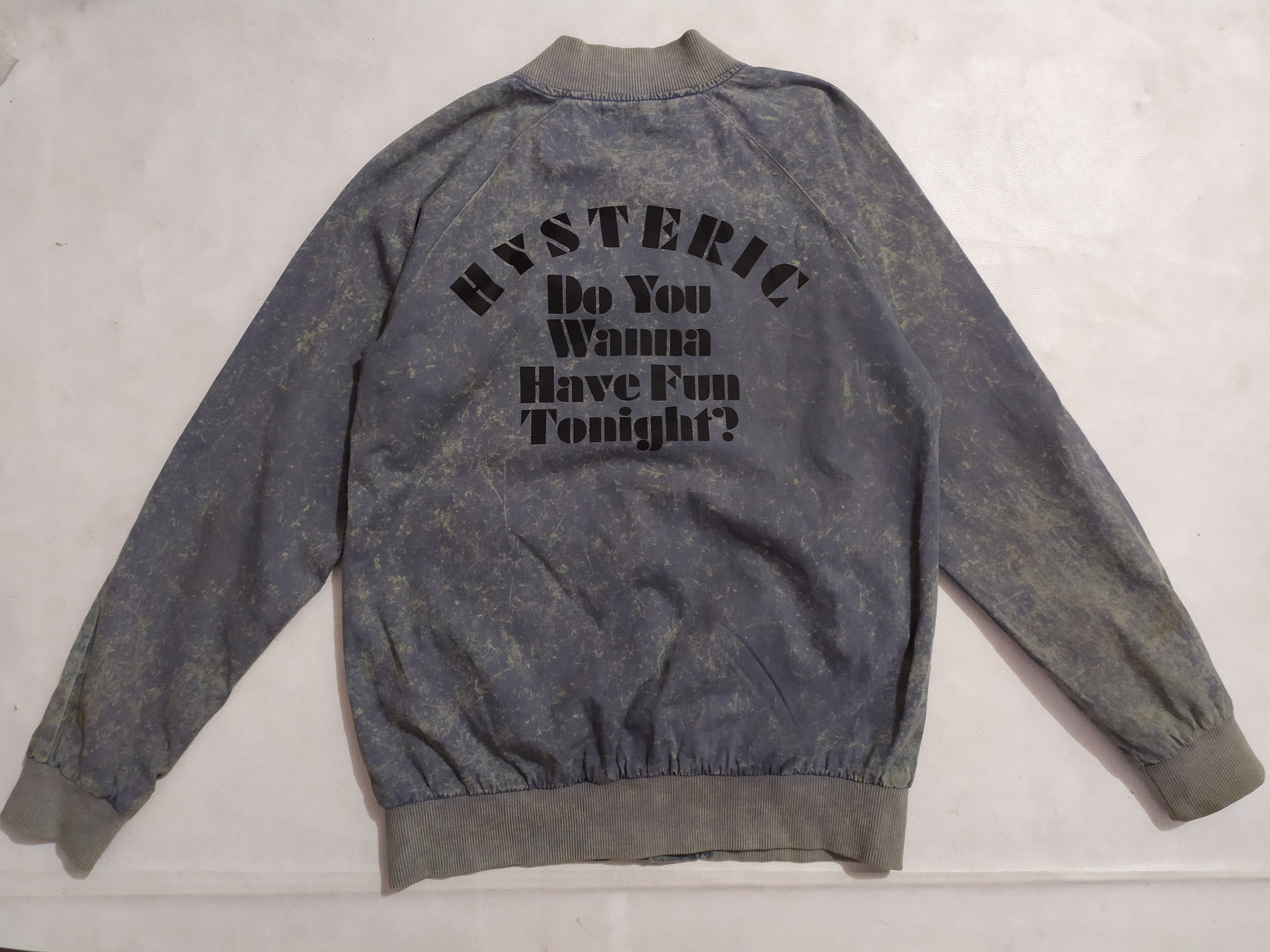 Hysteric Glamour 🔥HG Do You Wanna Have Fun Tonight Varsity Jacket Size US M / EU 48-50 / 2 - 1 Thumbnail