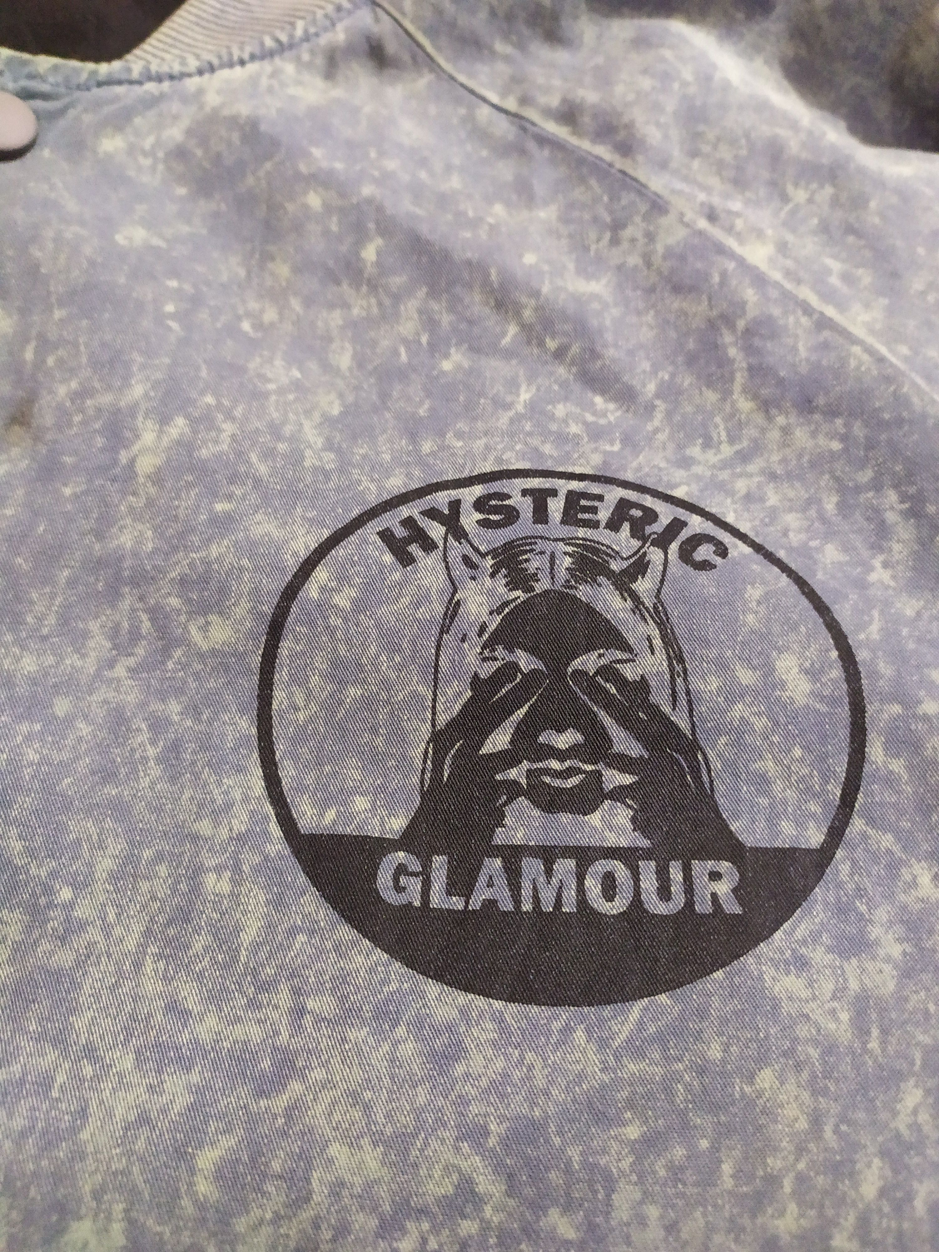 Hysteric Glamour 🔥HG Do You Wanna Have Fun Tonight Varsity Jacket Size US M / EU 48-50 / 2 - 5 Thumbnail