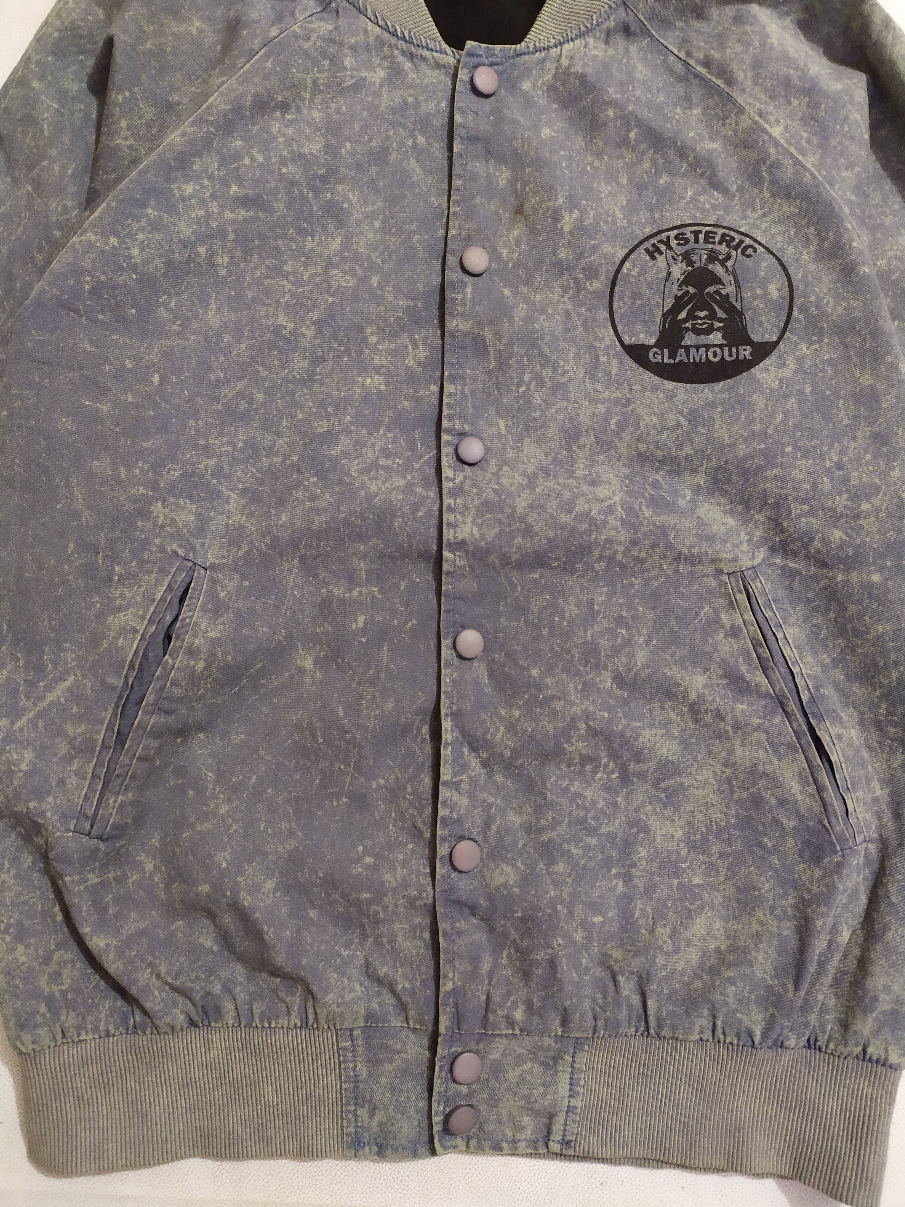 Hysteric Glamour 🔥HG Do You Wanna Have Fun Tonight Varsity Jacket Size US M / EU 48-50 / 2 - 4 Thumbnail