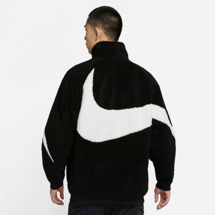 Nike Nike Big Swoosh Reversible Jacket Black / White Size US M / EU 48-50 / 2 - 5 Thumbnail