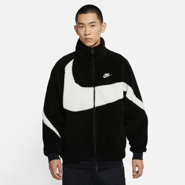 Nike Nike Big Swoosh Reversible Jacket Black / White Size US M / EU 48-50 / 2 - 4 Thumbnail