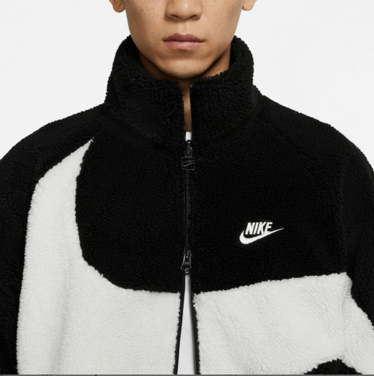 Nike Nike Big Swoosh Reversible Jacket Black / White Size US M / EU 48-50 / 2 - 7 Thumbnail