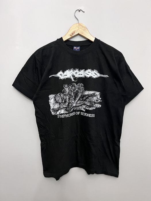 Vintage Rare Vintage 90s Carcass Symphony Of Sickness Band Tee