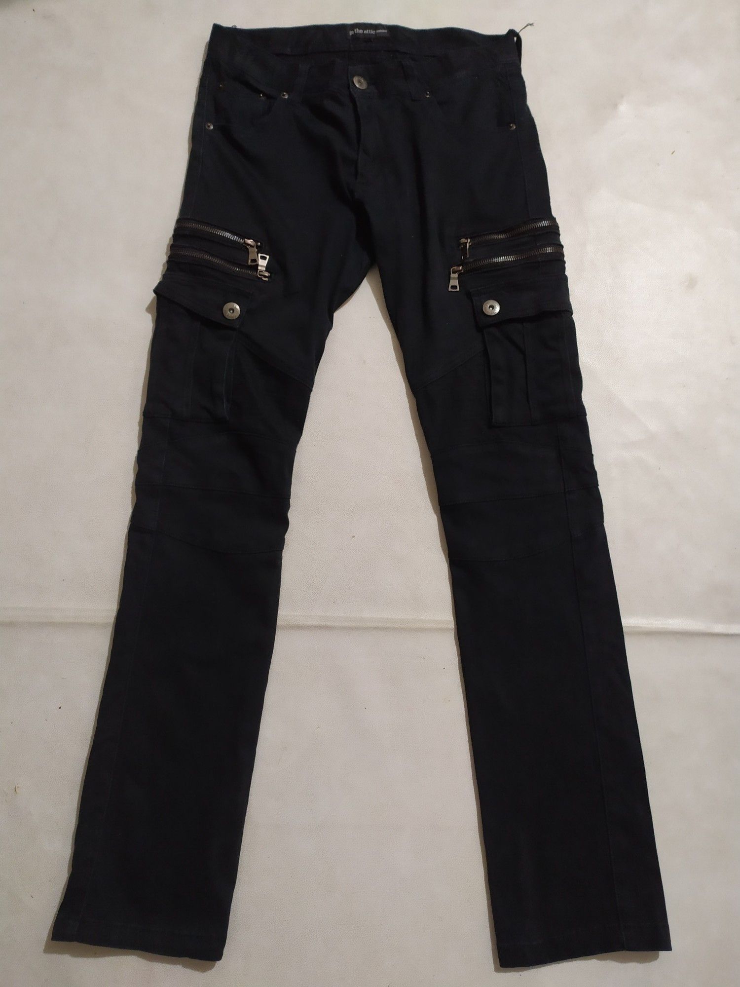 In The Attic 🔥In The Attic Japan Multipocket cargo Zipper Black Pants Size US 30 / EU 46 - 1 Thumbnail