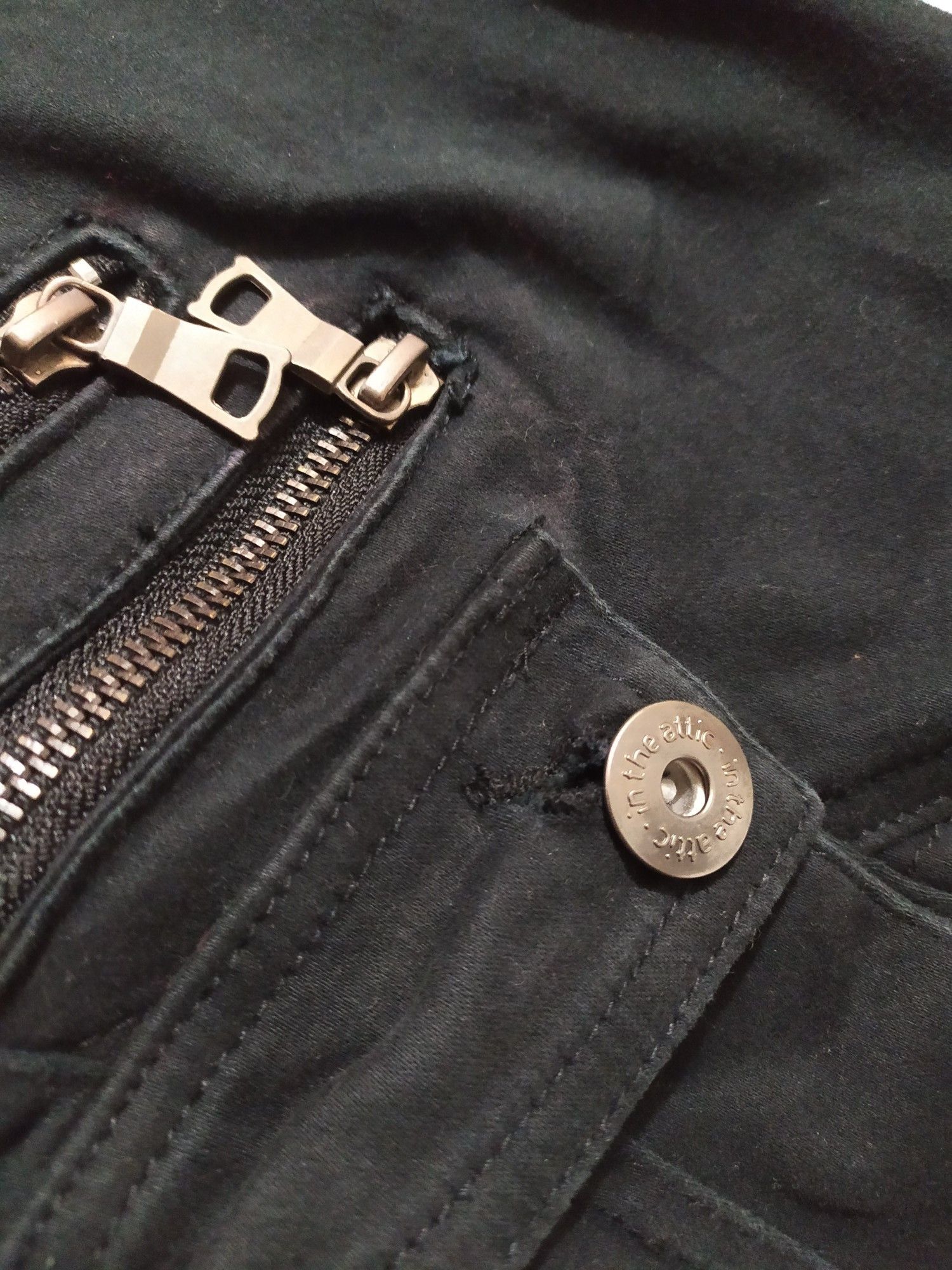 In The Attic 🔥In The Attic Japan Multipocket cargo Zipper Black Pants Size US 30 / EU 46 - 4 Thumbnail