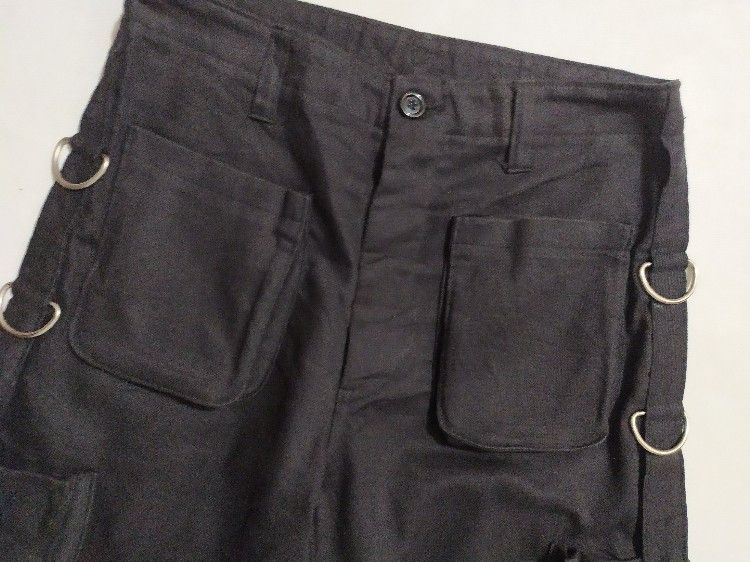 Japanese Brand 🔥UNKNOWN Japanese Cargo Multipocket Bondage Punk Pants Size US 31 - 6 Thumbnail