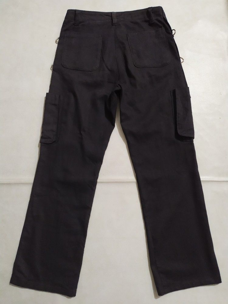 Japanese Brand 🔥UNKNOWN Japanese Cargo Multipocket Bondage Punk Pants Size US 31 - 7 Thumbnail