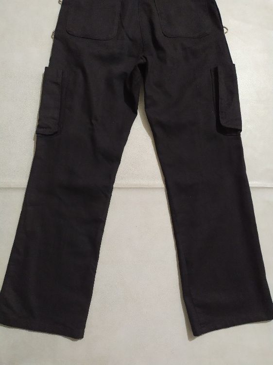 Japanese Brand 🔥UNKNOWN Japanese Cargo Multipocket Bondage Punk Pants Size US 31 - 9 Thumbnail