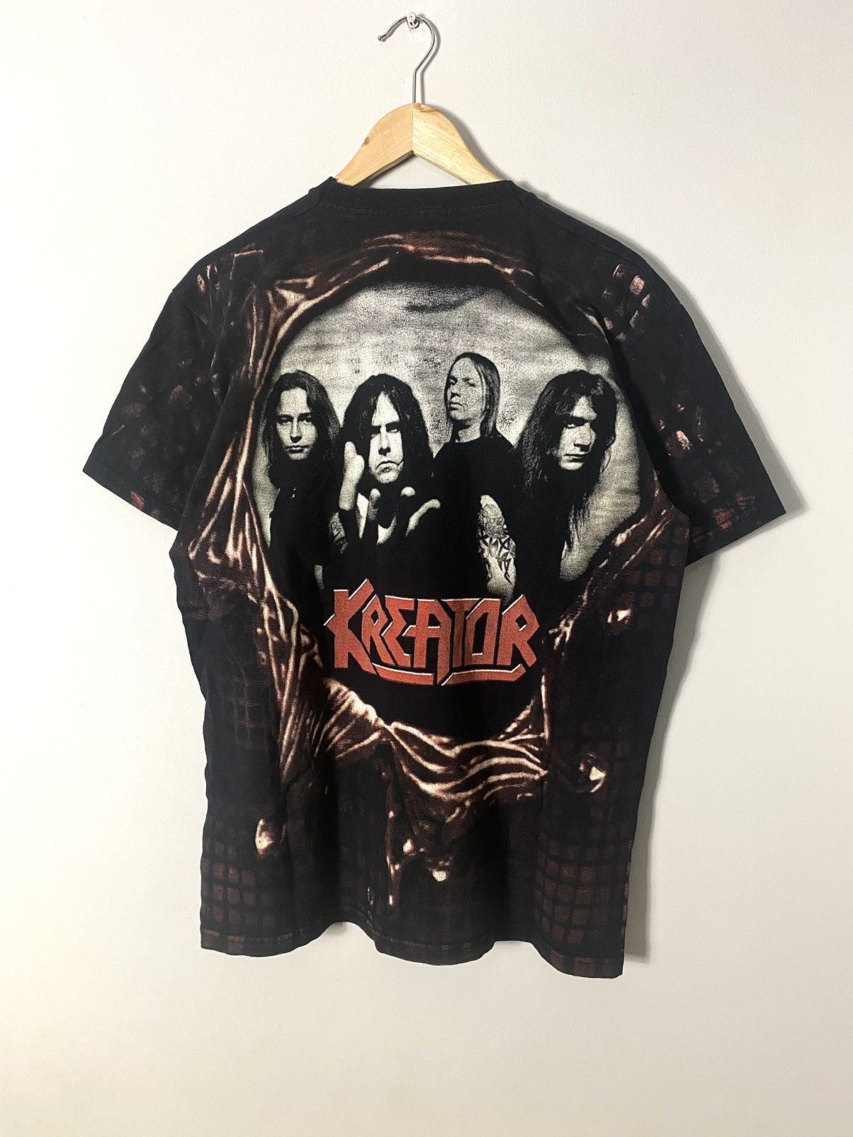 Band Tees Vintage 00s Kreator All Over Print Band Metal Shirt Size US L / EU 52-54 / 3 - 2 Thumbnail