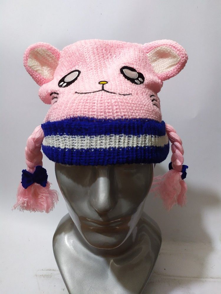 Japanese Brand 🔥Unknown Beanie bunny Cartoon Character Nice Design Hats Size ONE SIZE - 1 Thumbnail