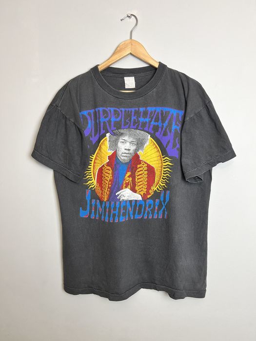 Vintage Rare 90s Jimi Hendrix Purple Haze Vintage Band T Shirt L