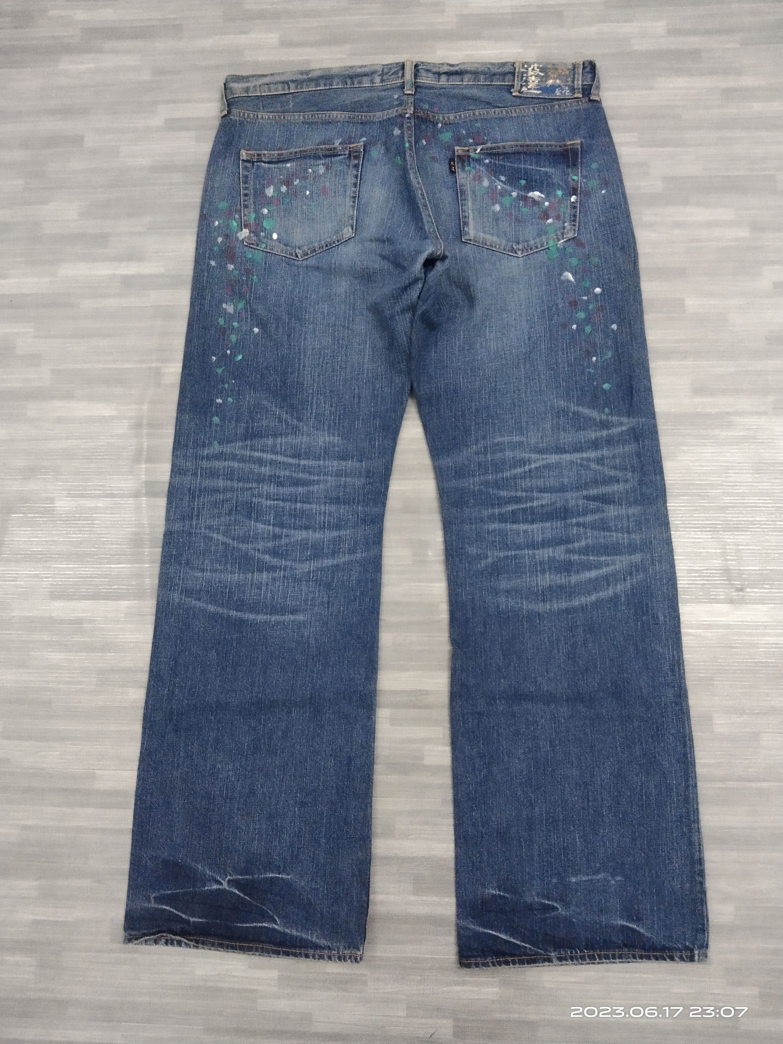 Japanese Brand SICK HAND MADE ART FLOWERS NO WAVE NO LIFE JAPAN MADE Size US 36 / EU 52 - 3 Thumbnail