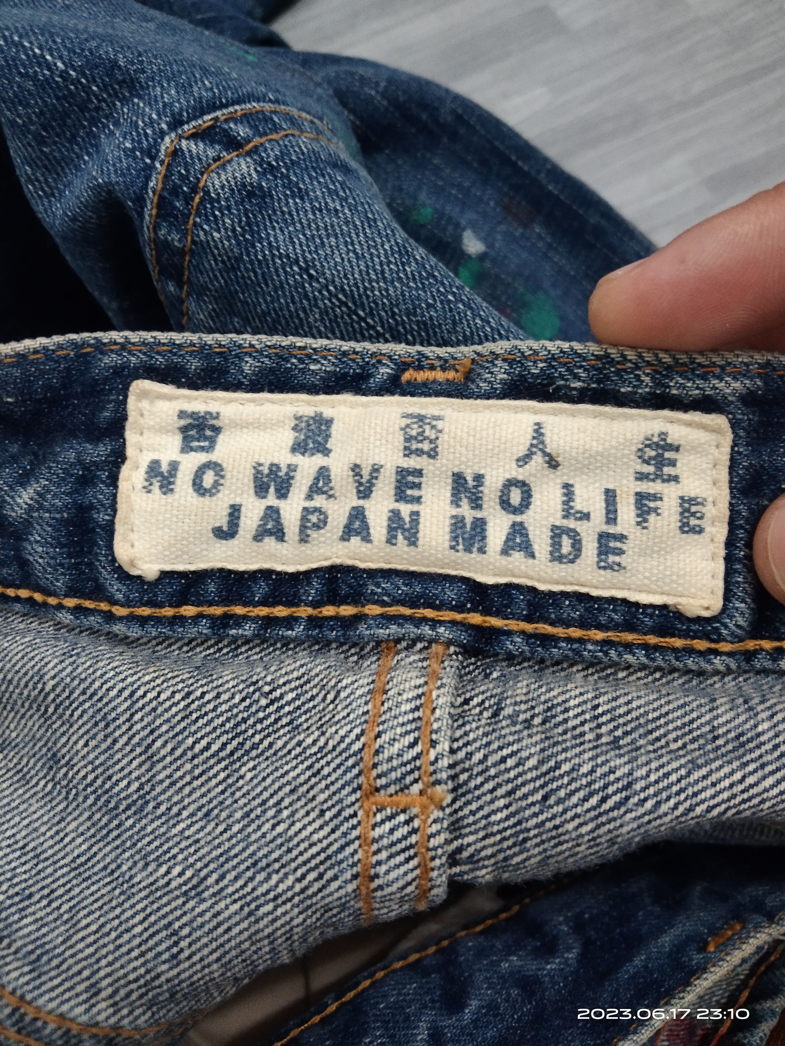 Japanese Brand SICK HAND MADE ART FLOWERS NO WAVE NO LIFE JAPAN MADE Size US 36 / EU 52 - 8 Thumbnail