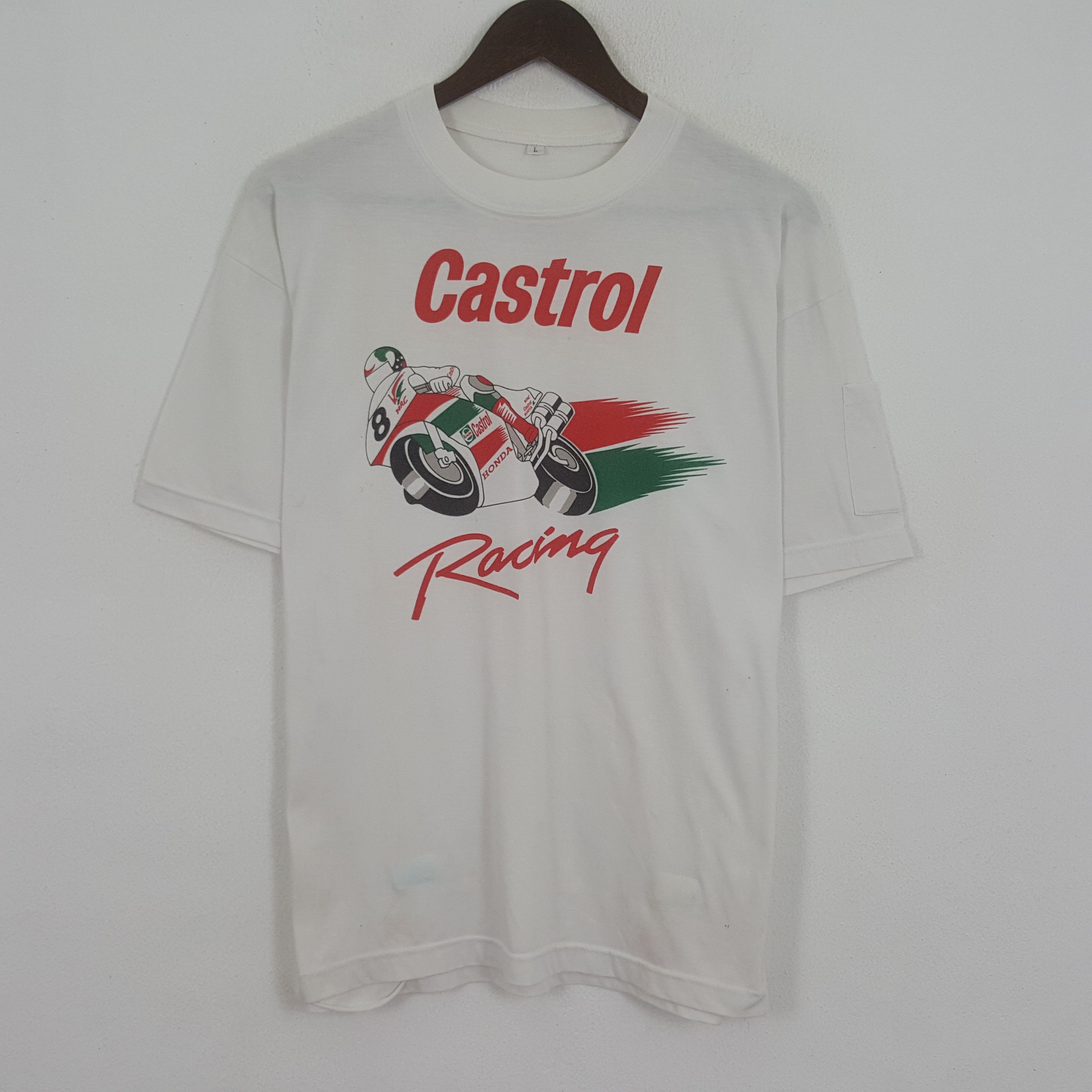 Vintage Vintage Castrol Racing Tshirt Size US L / EU 52-54 / 3 - 1 Thumbnail