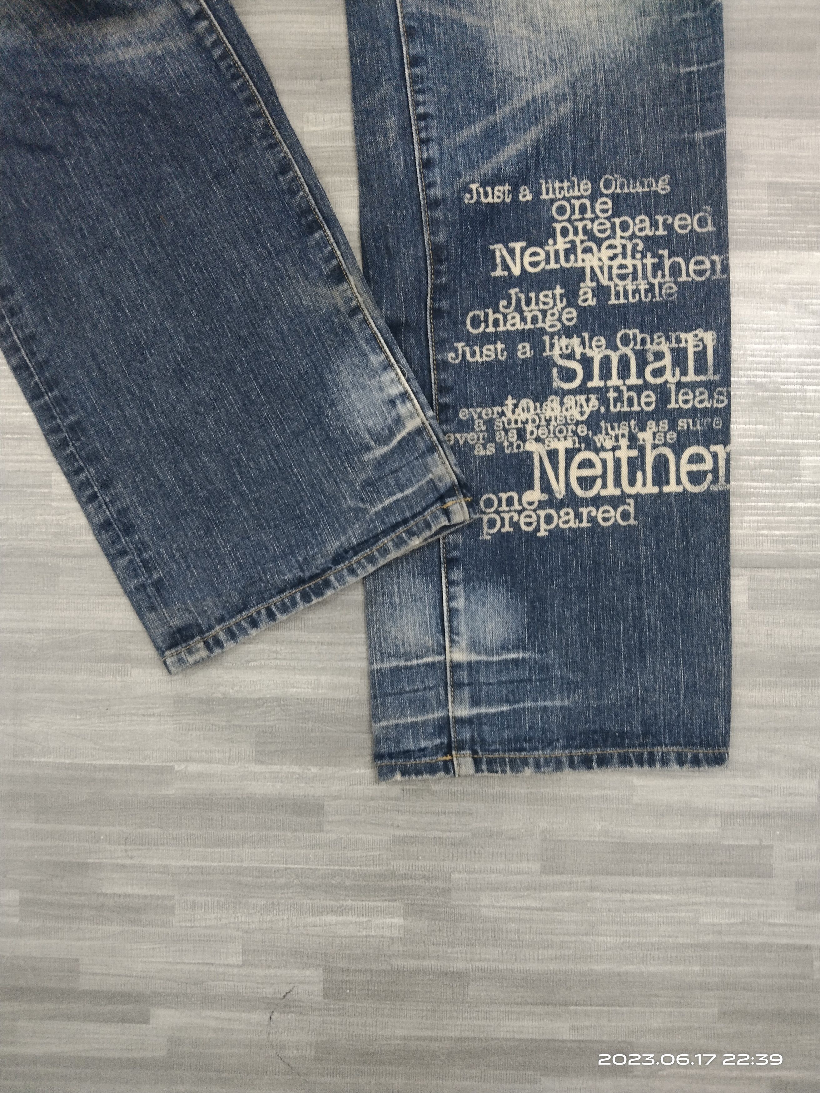 Japanese Brand SICK ORIGINAL JEANS SCRIPE INSPIRED HYSTERIC GLAMOUR Size US 32 / EU 48 - 6 Thumbnail
