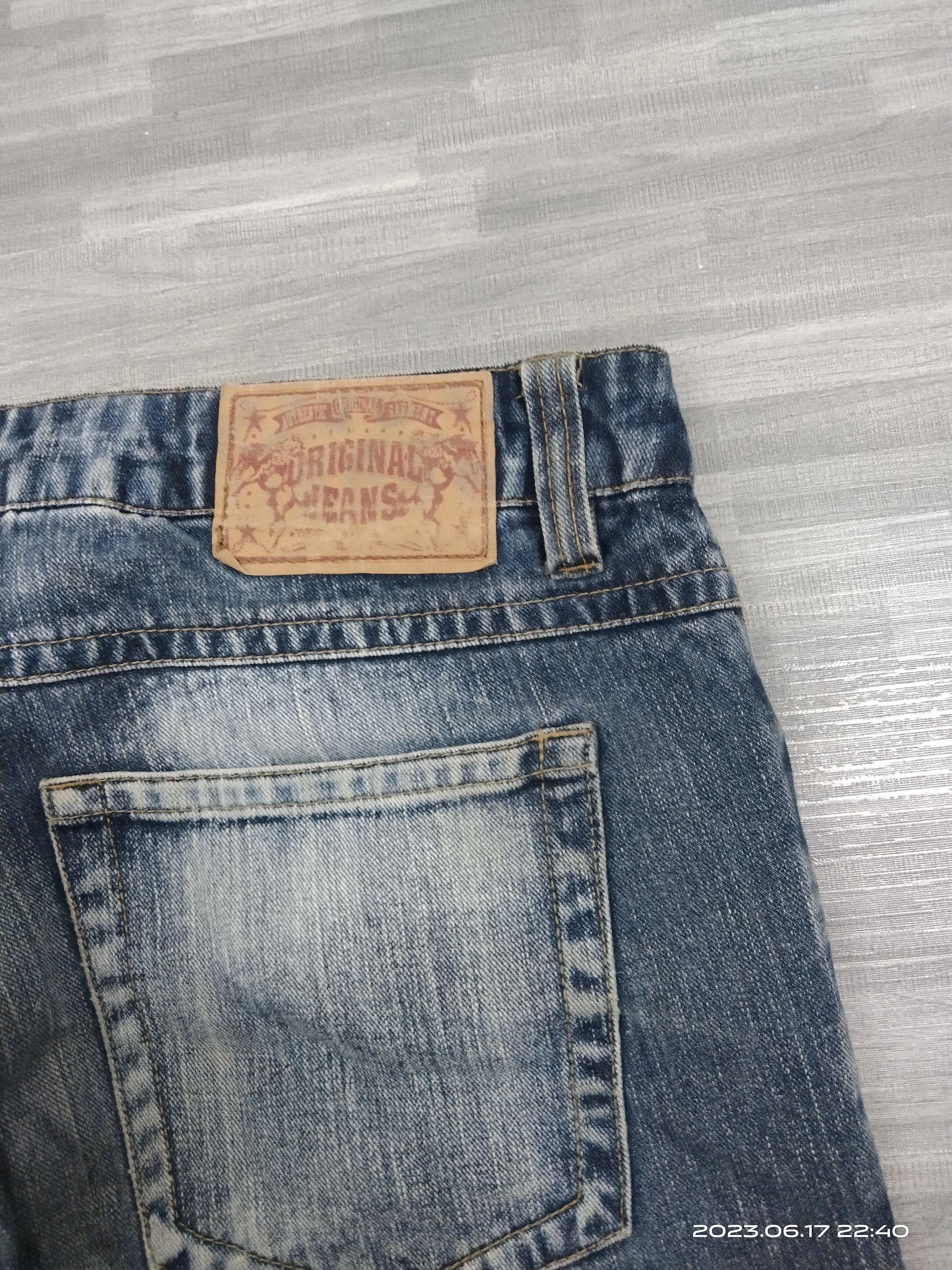 Japanese Brand SICK ORIGINAL JEANS SCRIPE INSPIRED HYSTERIC GLAMOUR Size US 32 / EU 48 - 8 Thumbnail