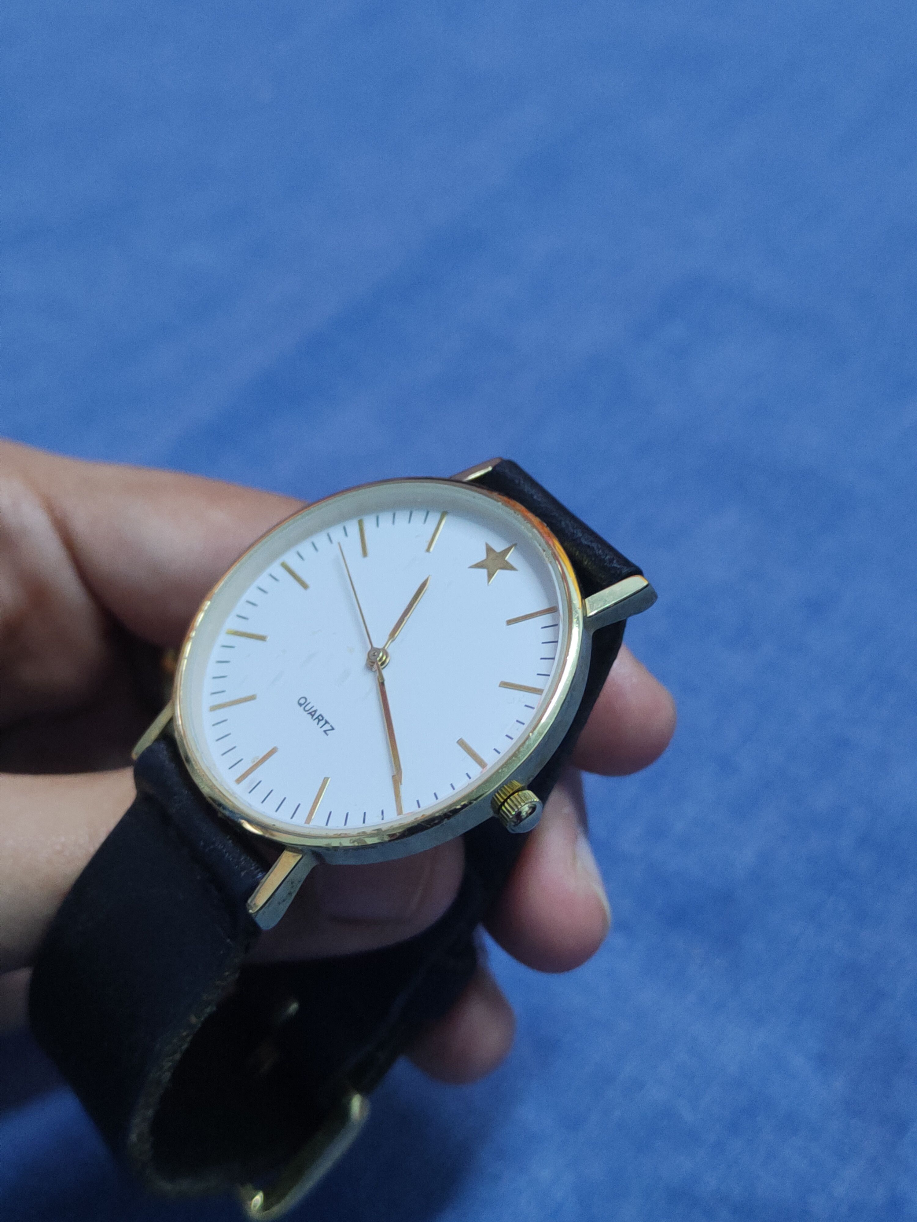 Japanese Brand × Vintage Japanese Brand Quartz Black/White Watch #J043S Size ONE SIZE - 2 Thumbnail