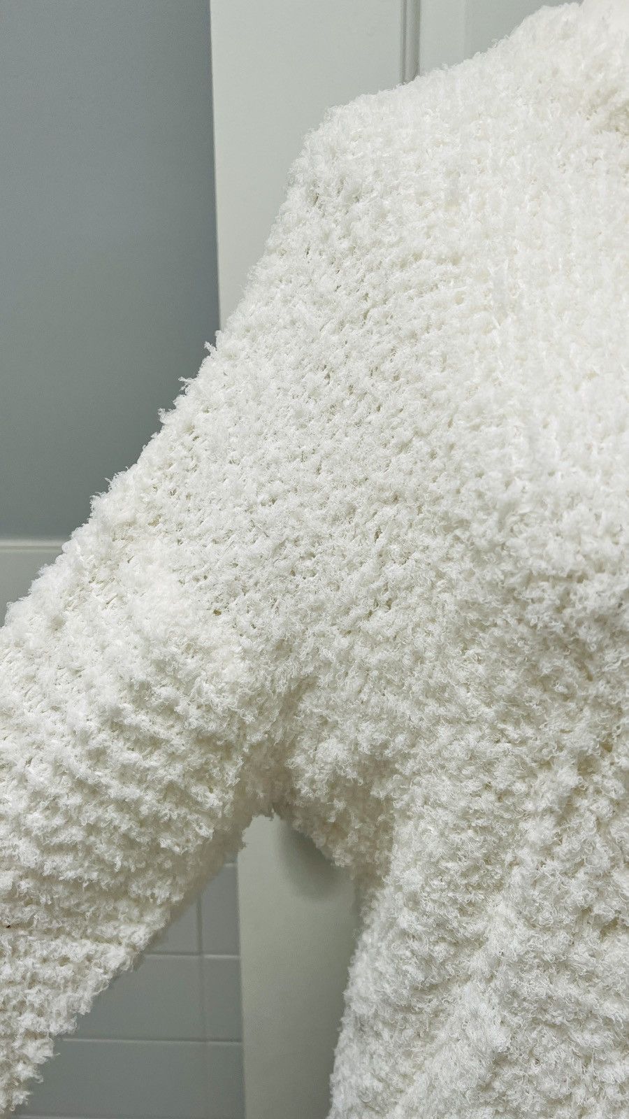 Helmut Lang NWOT White Lofty Cord Elongated Sweater XS/S Size US S / EU 44-46 / 1 - 4 Thumbnail