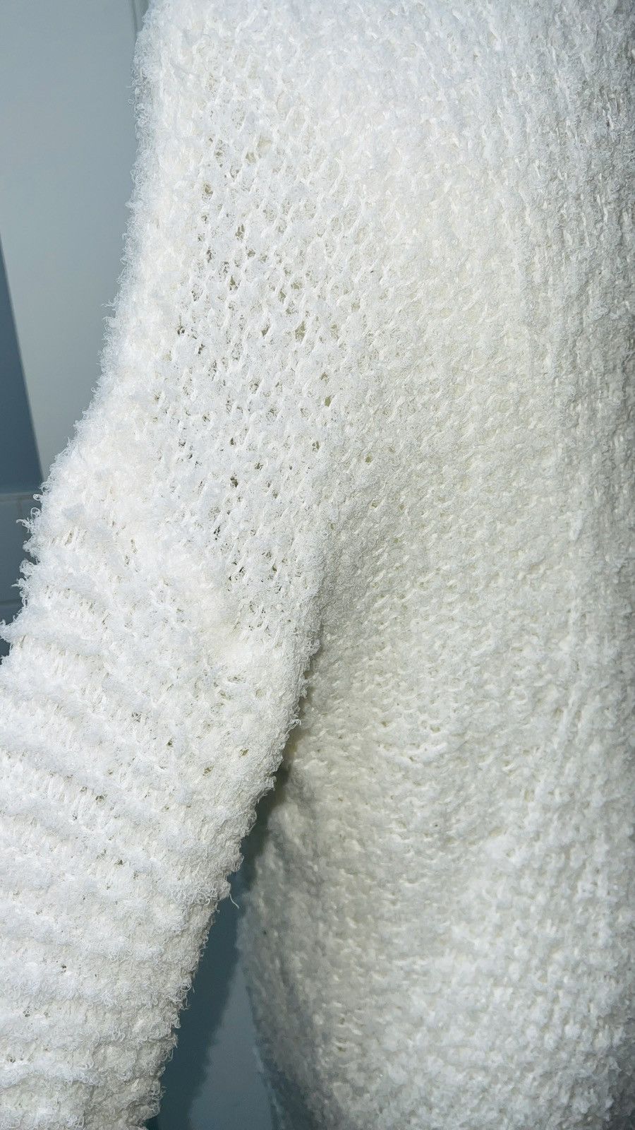 Helmut Lang NWOT White Lofty Cord Elongated Sweater XS/S Size US S / EU 44-46 / 1 - 13 Thumbnail