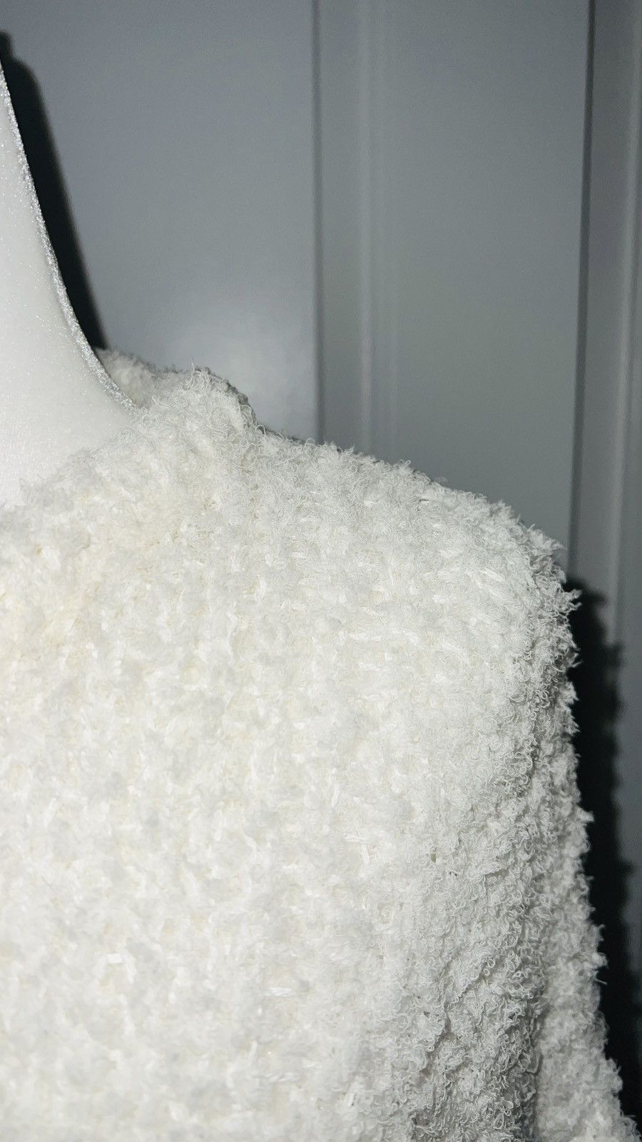 Helmut Lang NWOT White Lofty Cord Elongated Sweater XS/S Size US S / EU 44-46 / 1 - 10 Thumbnail