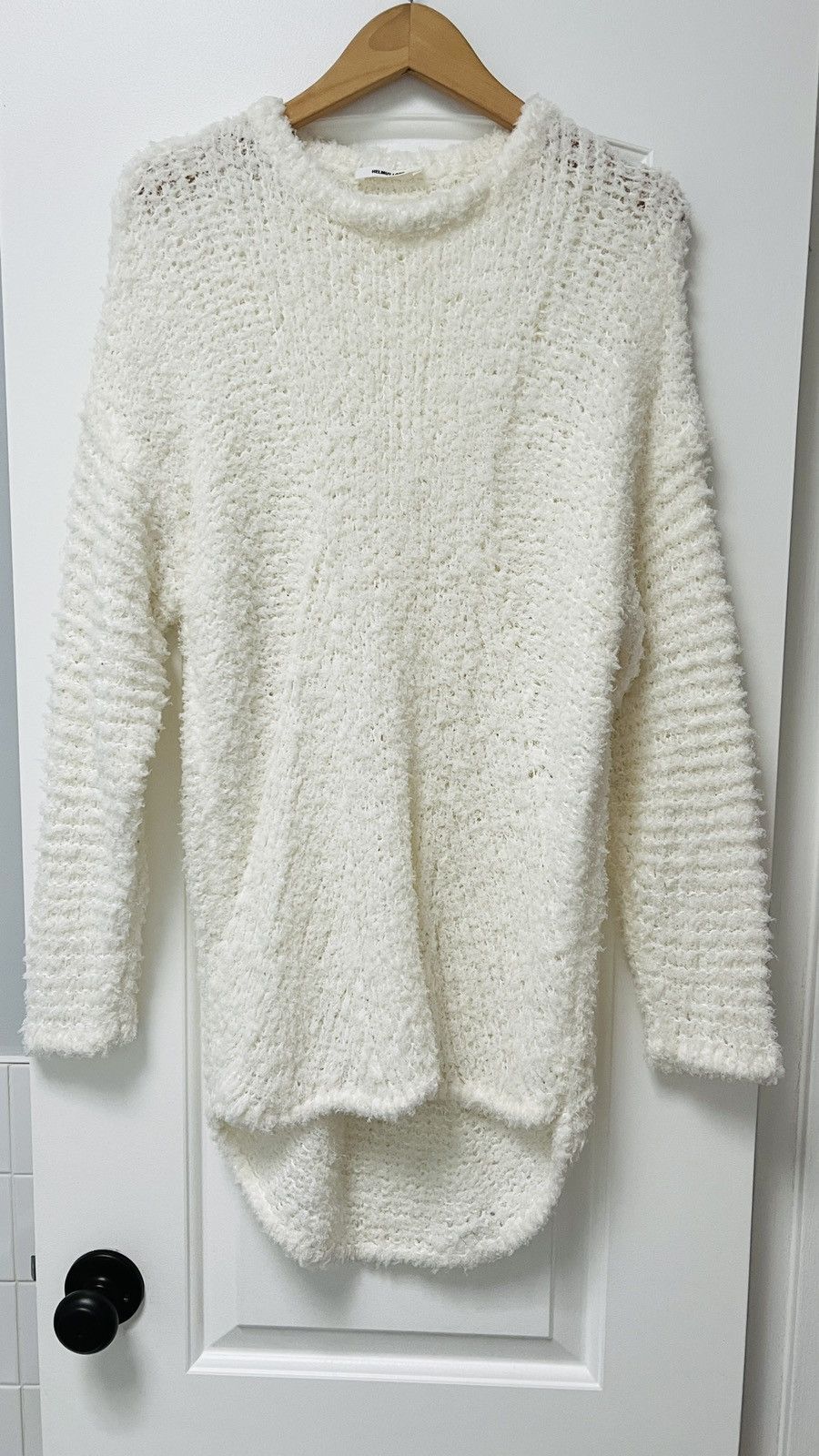 Helmut Lang NWOT White Lofty Cord Elongated Sweater XS/S Size US S / EU 44-46 / 1 - 15 Thumbnail