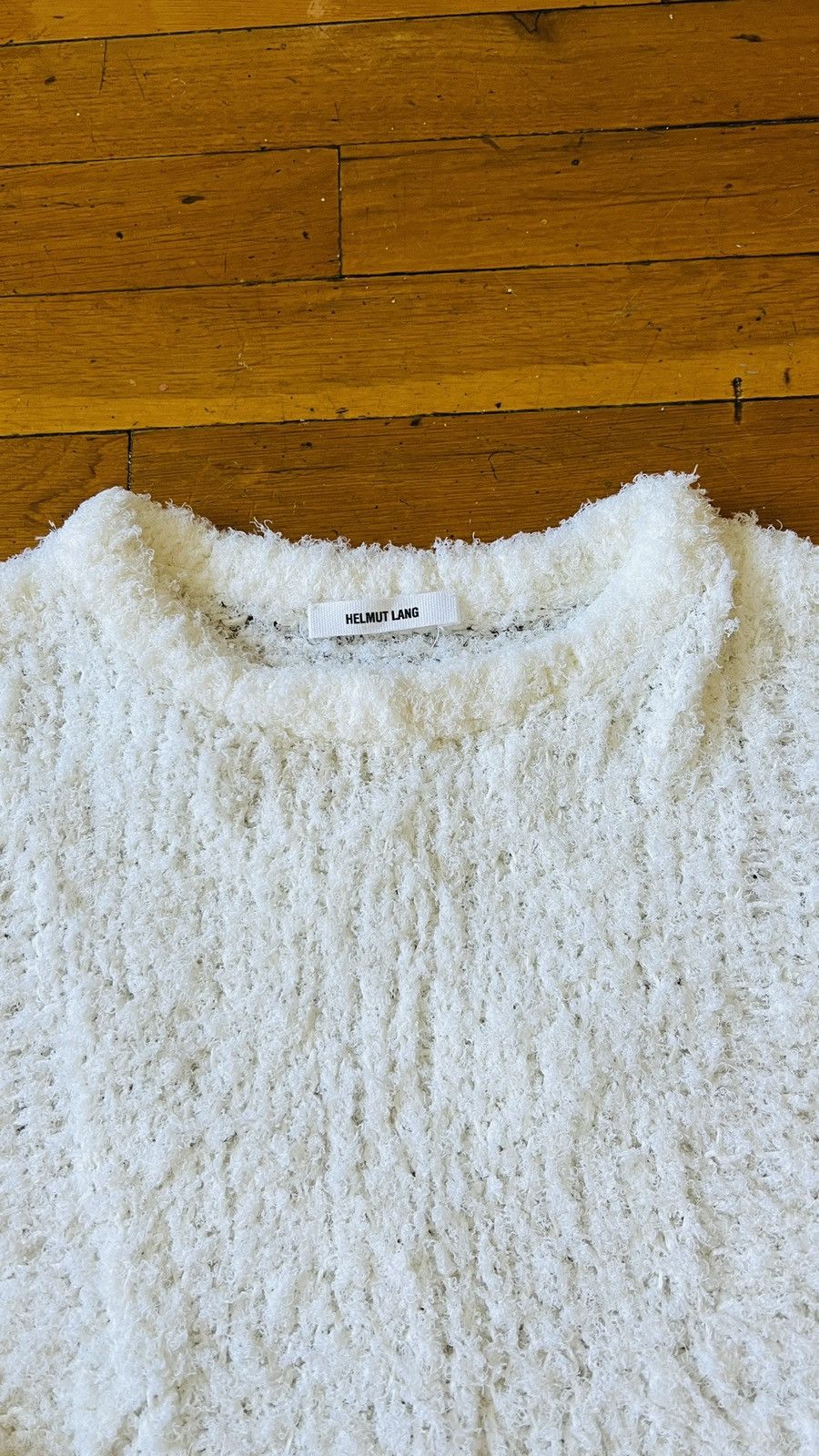 Helmut Lang NWOT White Lofty Cord Elongated Sweater XS/S Size US S / EU 44-46 / 1 - 22 Thumbnail
