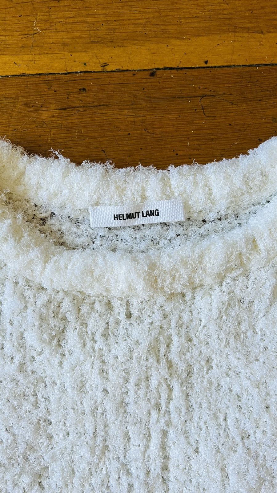 Helmut Lang NWOT White Lofty Cord Elongated Sweater XS/S Size US S / EU 44-46 / 1 - 21 Thumbnail