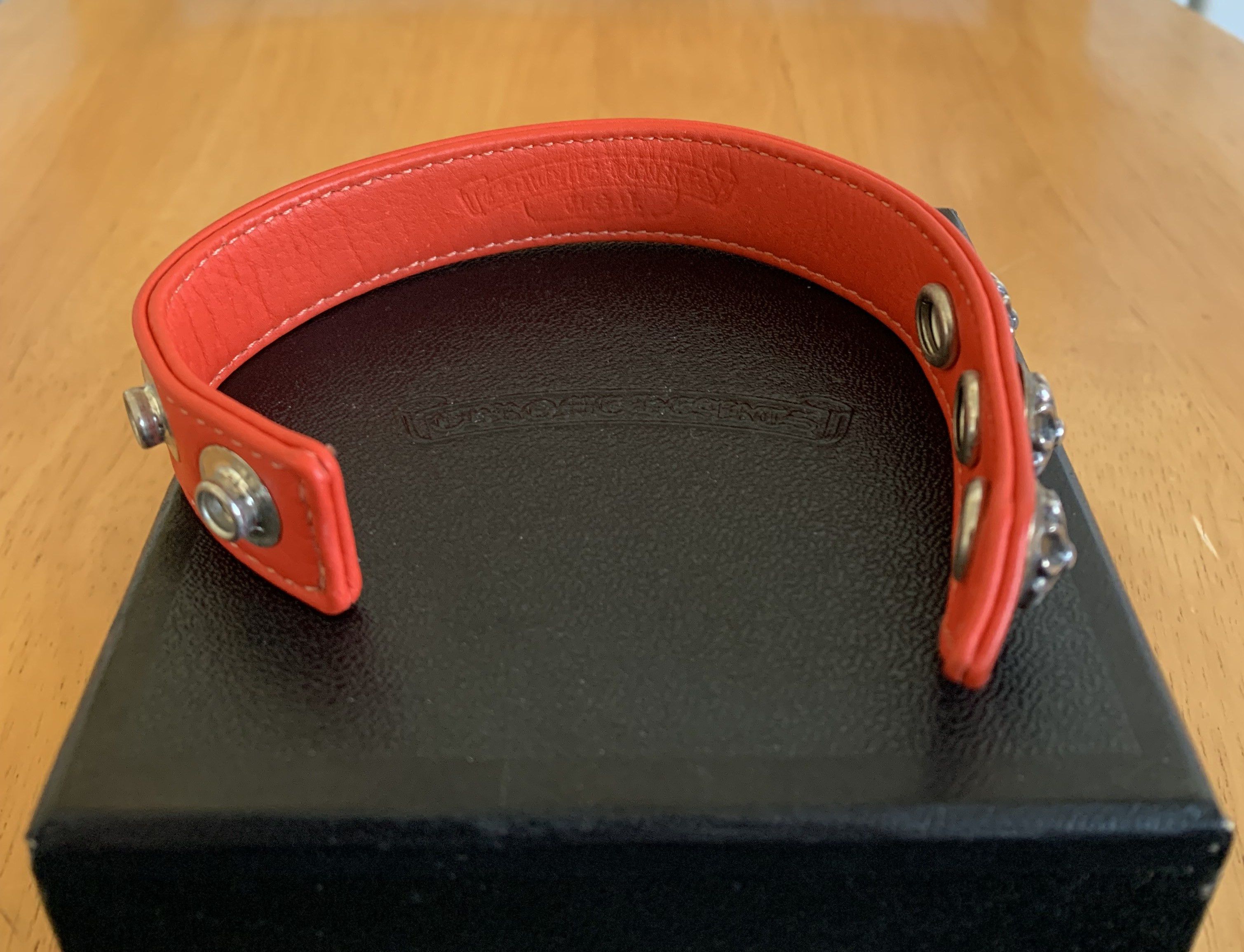 Chrome Hearts Chrome Hearts Adjustable Leather Silver Snap Bracelet Size ONE SIZE - 7 Thumbnail