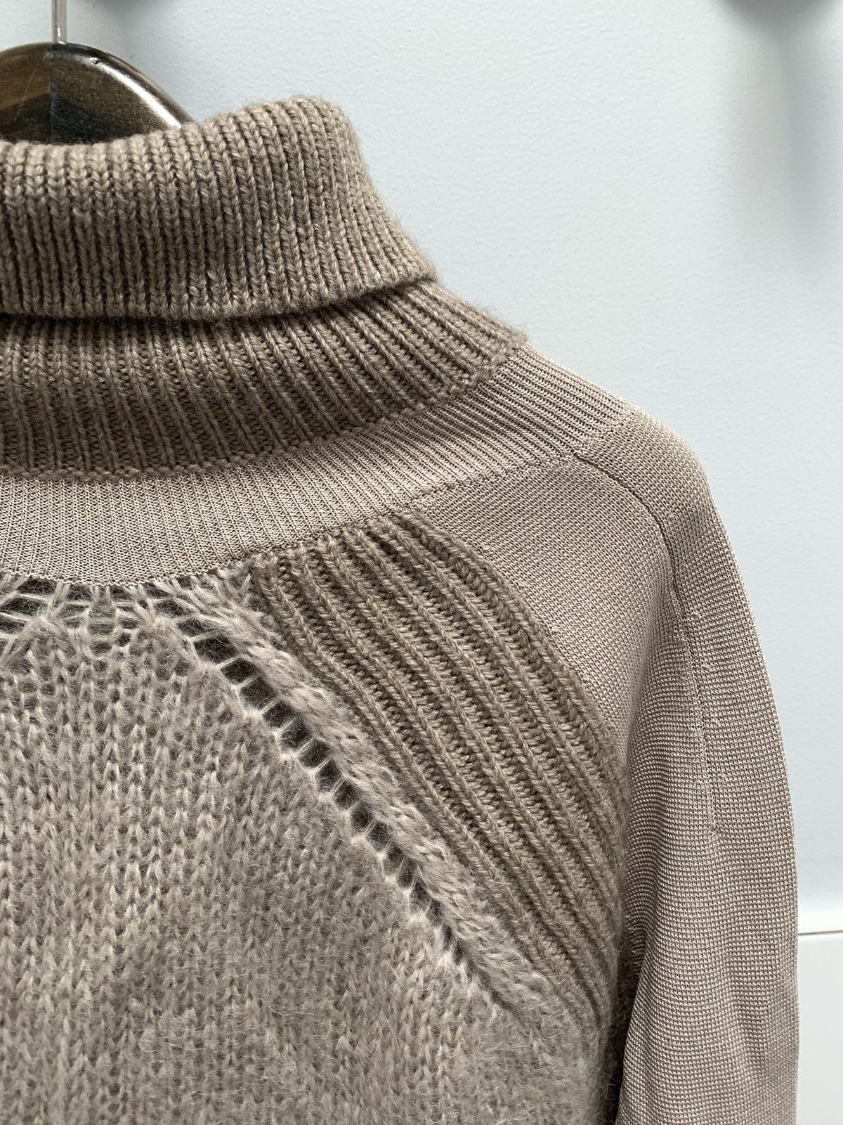 Helmut Lang NWOT variegated multi texture turtle neck sweater XS / S Size US S / EU 44-46 / 1 - 1 Thumbnail