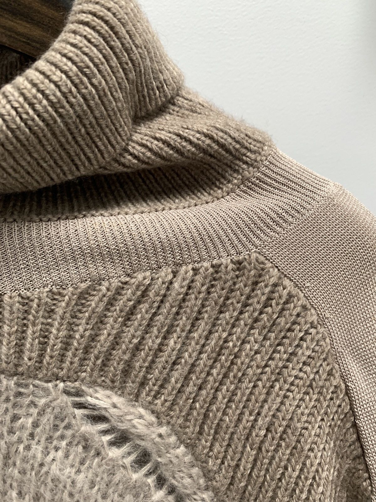 Helmut Lang NWOT variegated multi texture turtle neck sweater XS / S Size US S / EU 44-46 / 1 - 21 Thumbnail