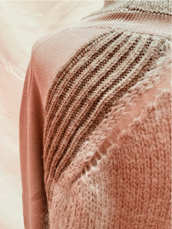 Helmut Lang NWOT variegated multi texture turtle neck sweater XS / S Size US S / EU 44-46 / 1 - 12 Thumbnail