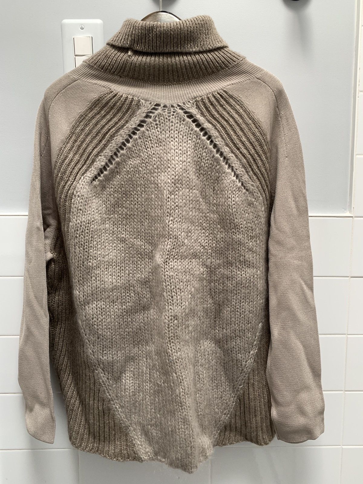 Helmut Lang NWOT variegated multi texture turtle neck sweater XS / S Size US S / EU 44-46 / 1 - 22 Thumbnail