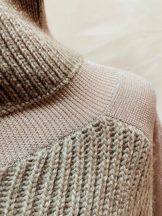 Helmut Lang NWOT variegated multi texture turtle neck sweater XS / S Size US S / EU 44-46 / 1 - 9 Thumbnail