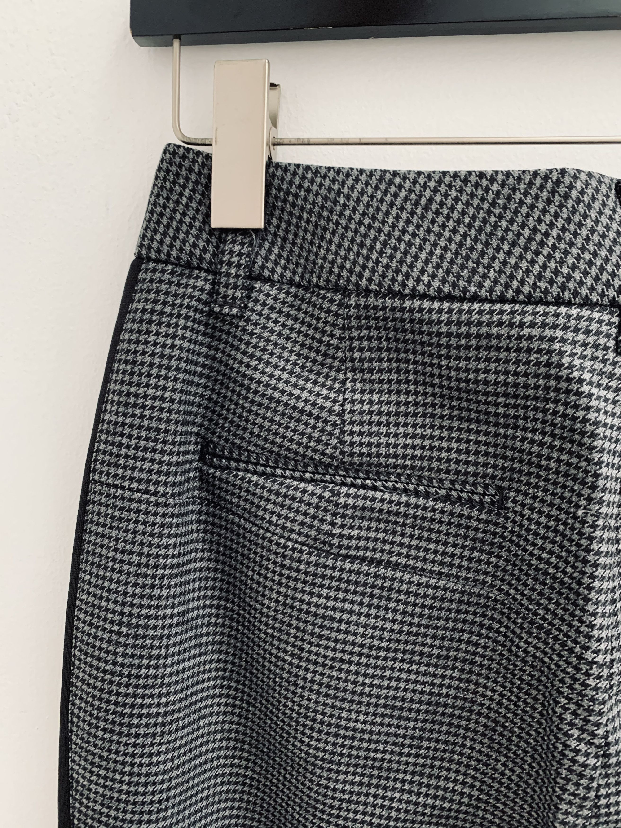 Helmut Lang NWOT Mini Houndstooth Straight Flare Wide Legged Pants Size US 28 / EU 44 - 12 Thumbnail