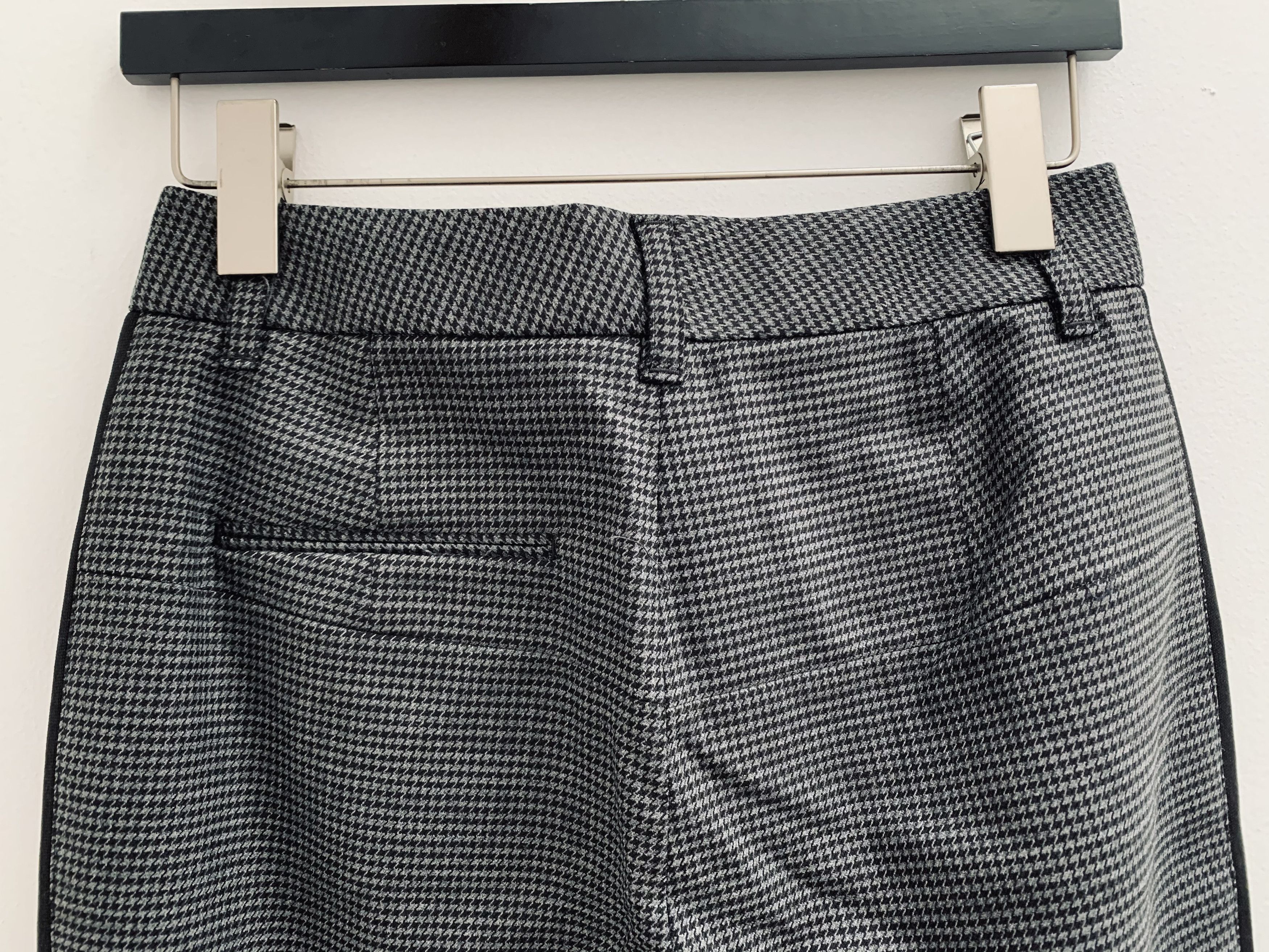 Helmut Lang NWOT Mini Houndstooth Straight Flare Wide Legged Pants Size US 28 / EU 44 - 13 Thumbnail