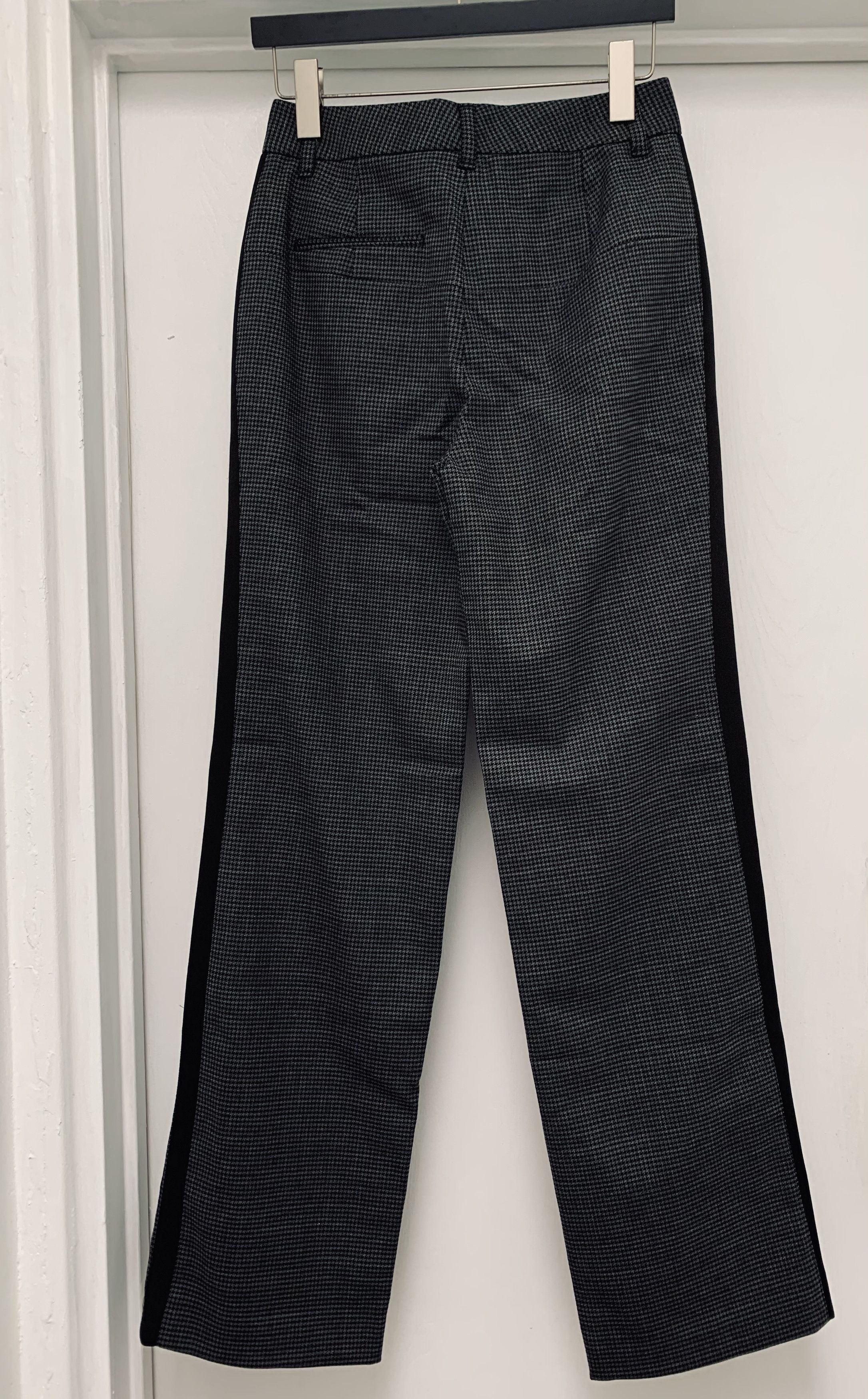 Helmut Lang NWOT Mini Houndstooth Straight Flare Wide Legged Pants Size US 28 / EU 44 - 10 Thumbnail