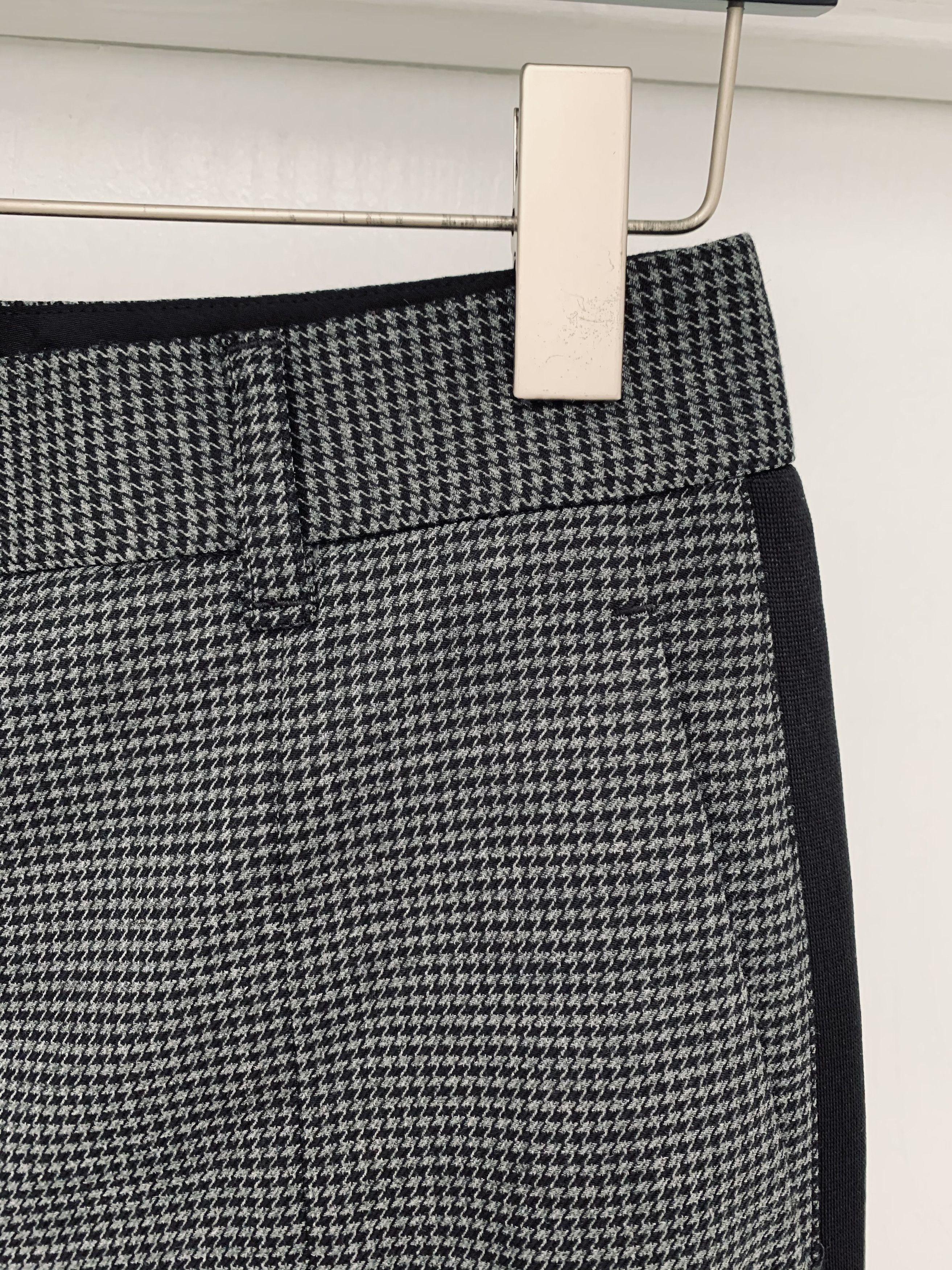 Helmut Lang NWOT Mini Houndstooth Straight Flare Wide Legged Pants Size US 28 / EU 44 - 1 Thumbnail