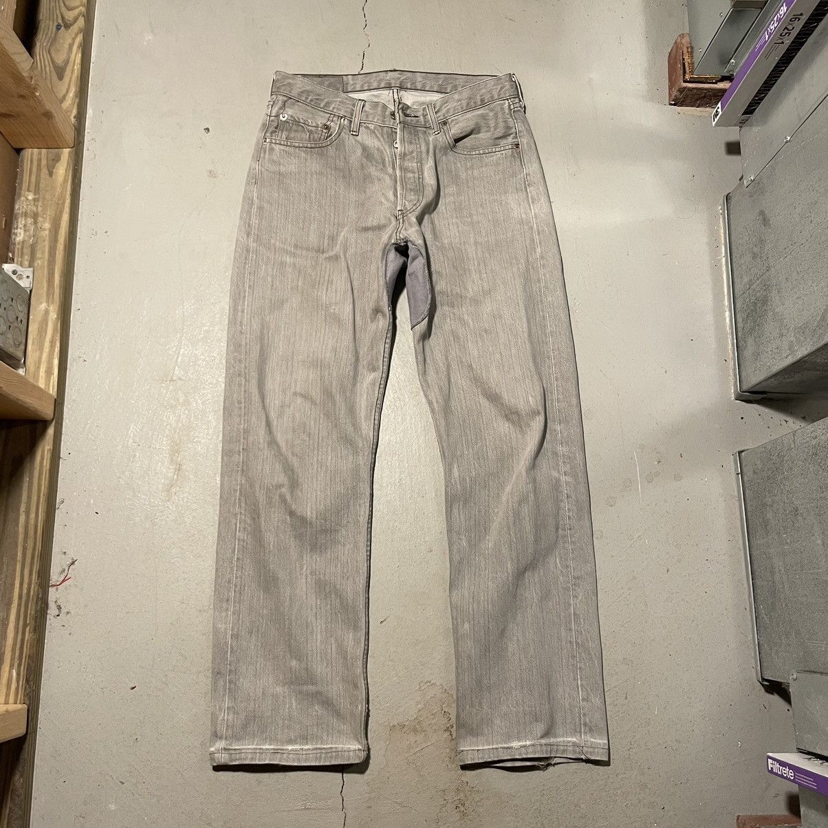 Levi's × Unsound Rags × Vintage vintage grey levi’s | Grailed
