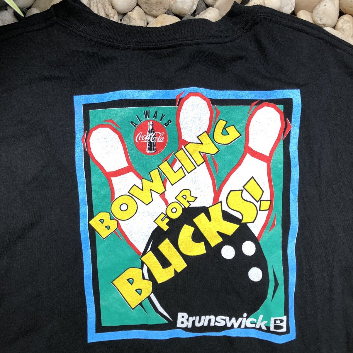 Vintage Vintage bowlingforbucks coca cola 90s Size US XL / EU 56 / 4 - 2 Thumbnail