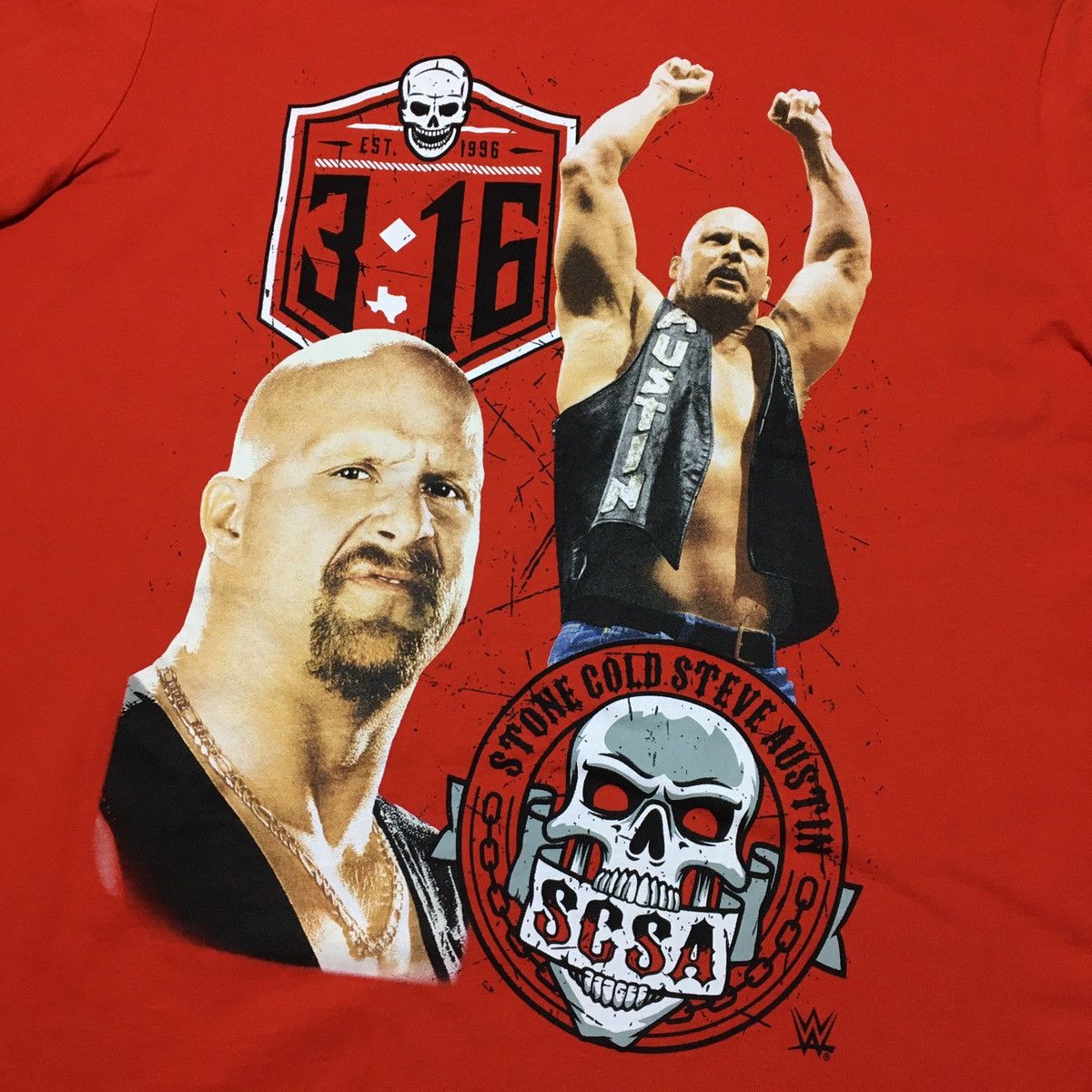 WWE WWE WWF Stone Cold Steve Austin Era Attitude Graphic T-Shirt Size US L / EU 52-54 / 3 - 2 Thumbnail