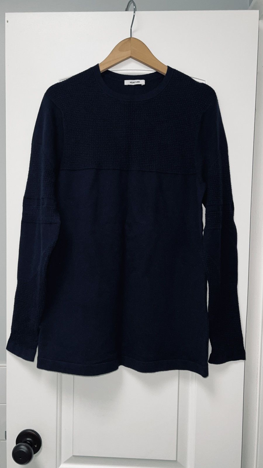 Helmut Lang Helmut Lang NWOT Indigo Graphic pullover Size US S / EU 44-46 / 1 - 13 Thumbnail